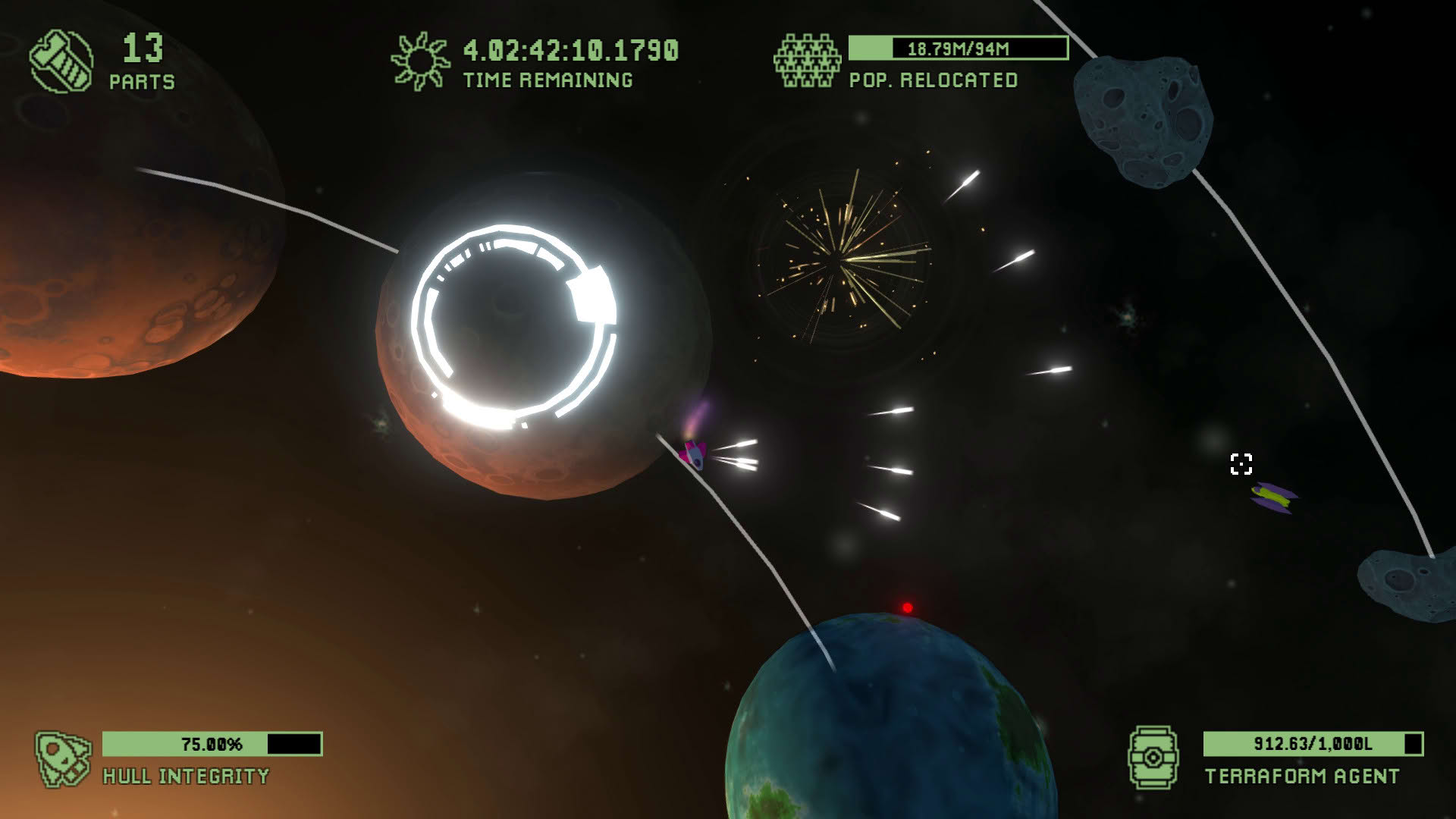 Screenshot for Cosmic Ray