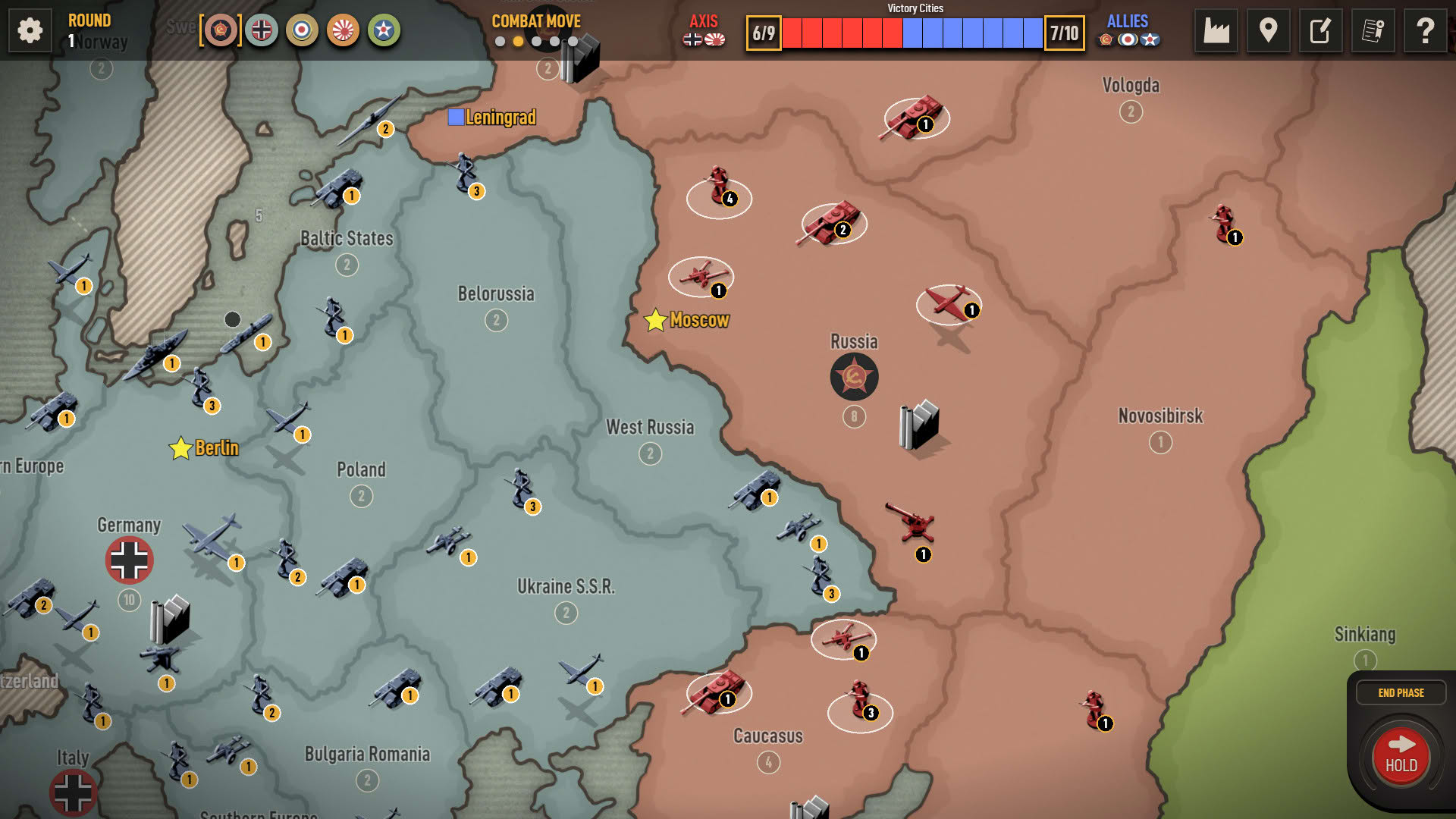 Screenshot for Axis & Allies 1942 Online