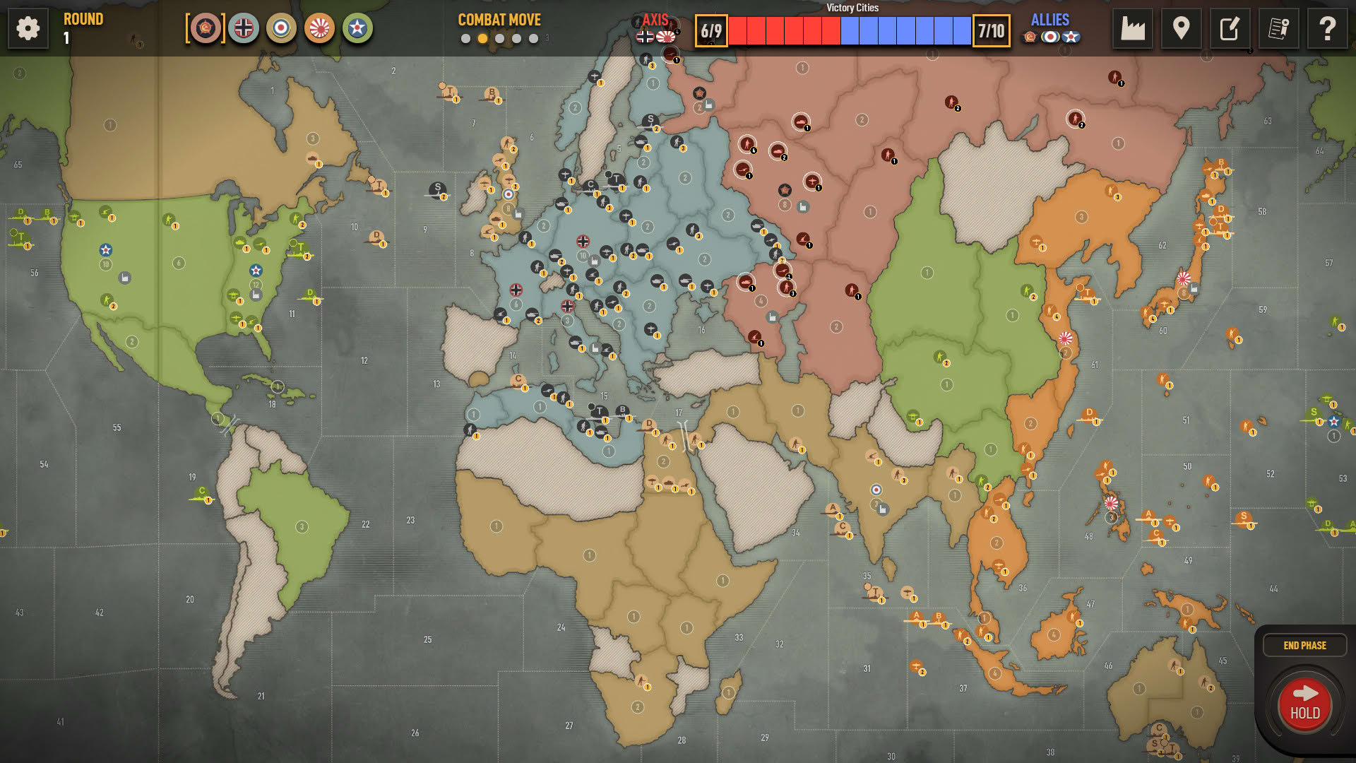 Screenshot for Axis & Allies 1942 Online
