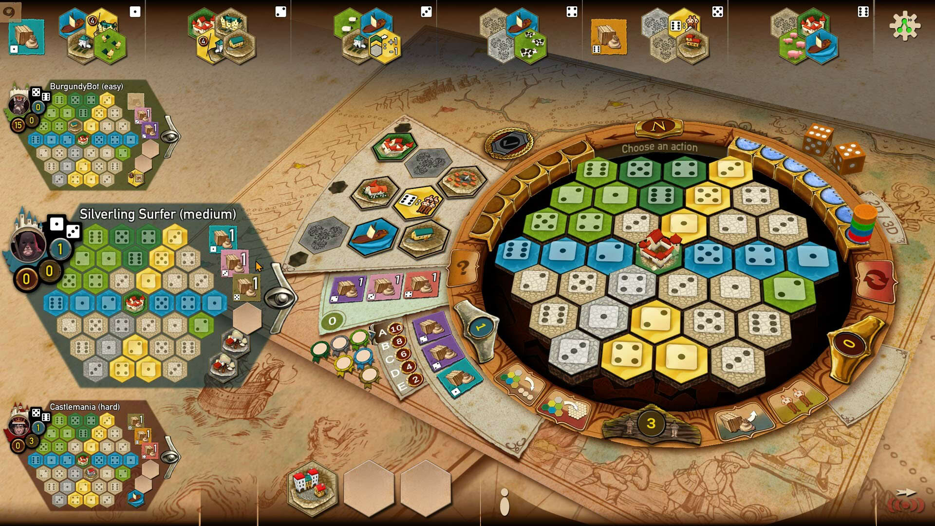 Screenshot for The Castles of Burgundy