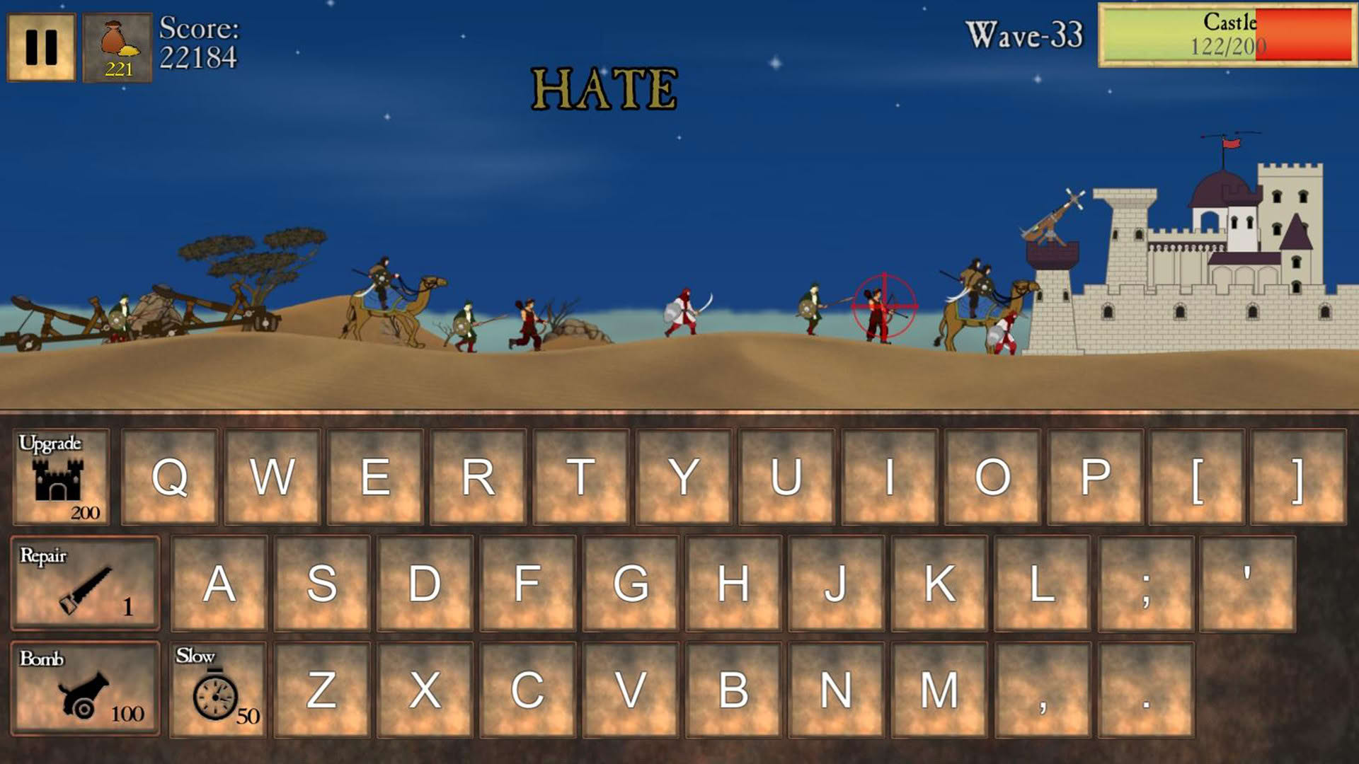 Screenshot for Type Defense