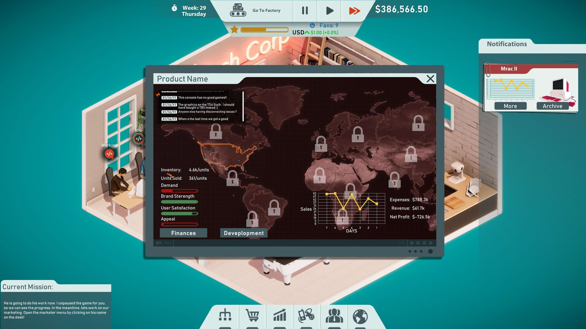 Screenshot for Tech Corp.