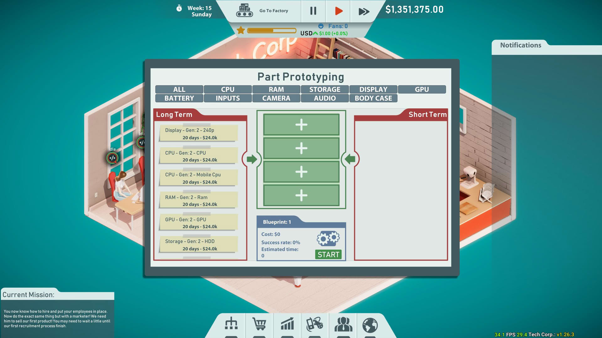 Screenshot for Tech Corp.