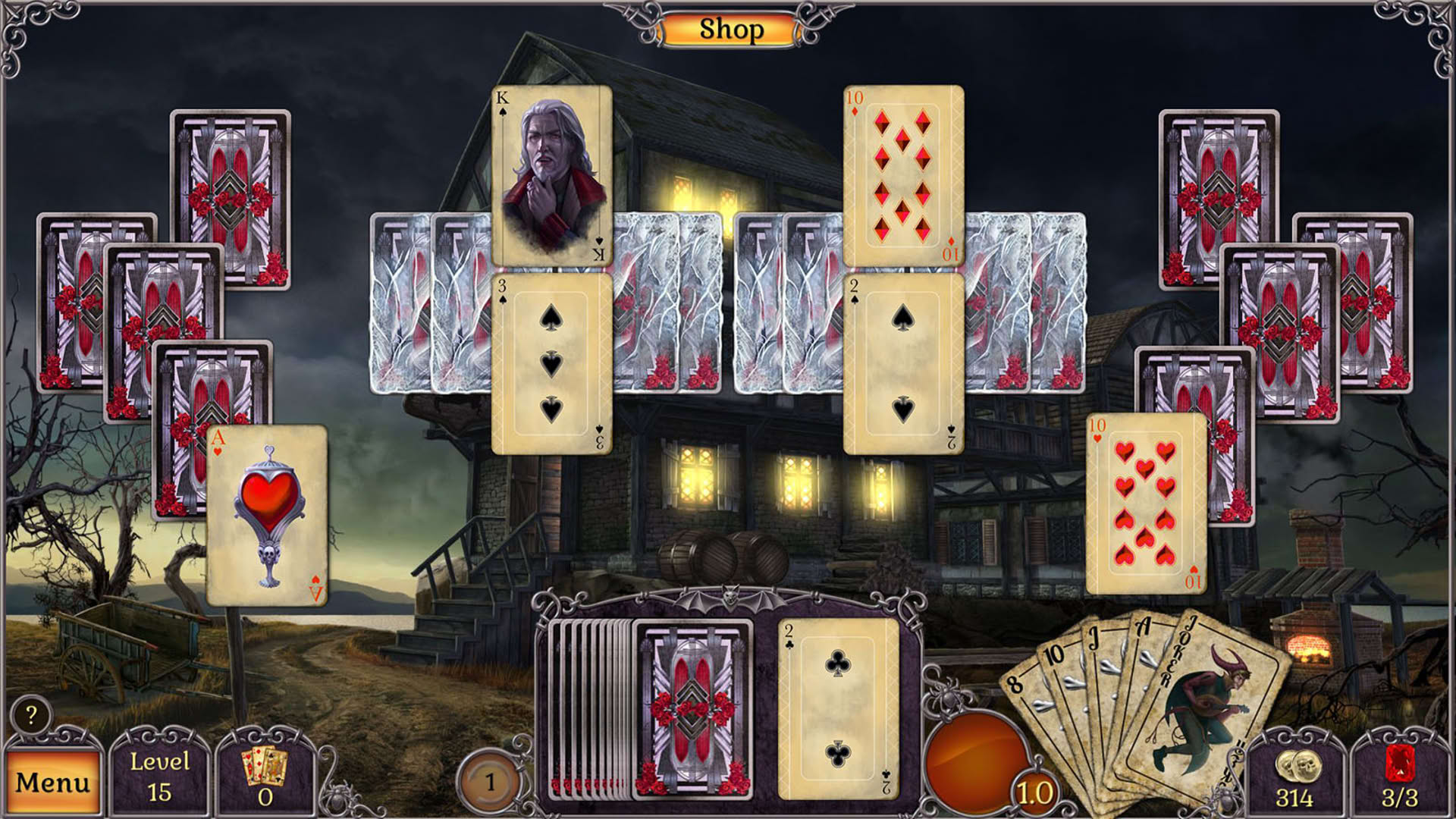 Screenshot for Jewel Match Twilight Solitaire