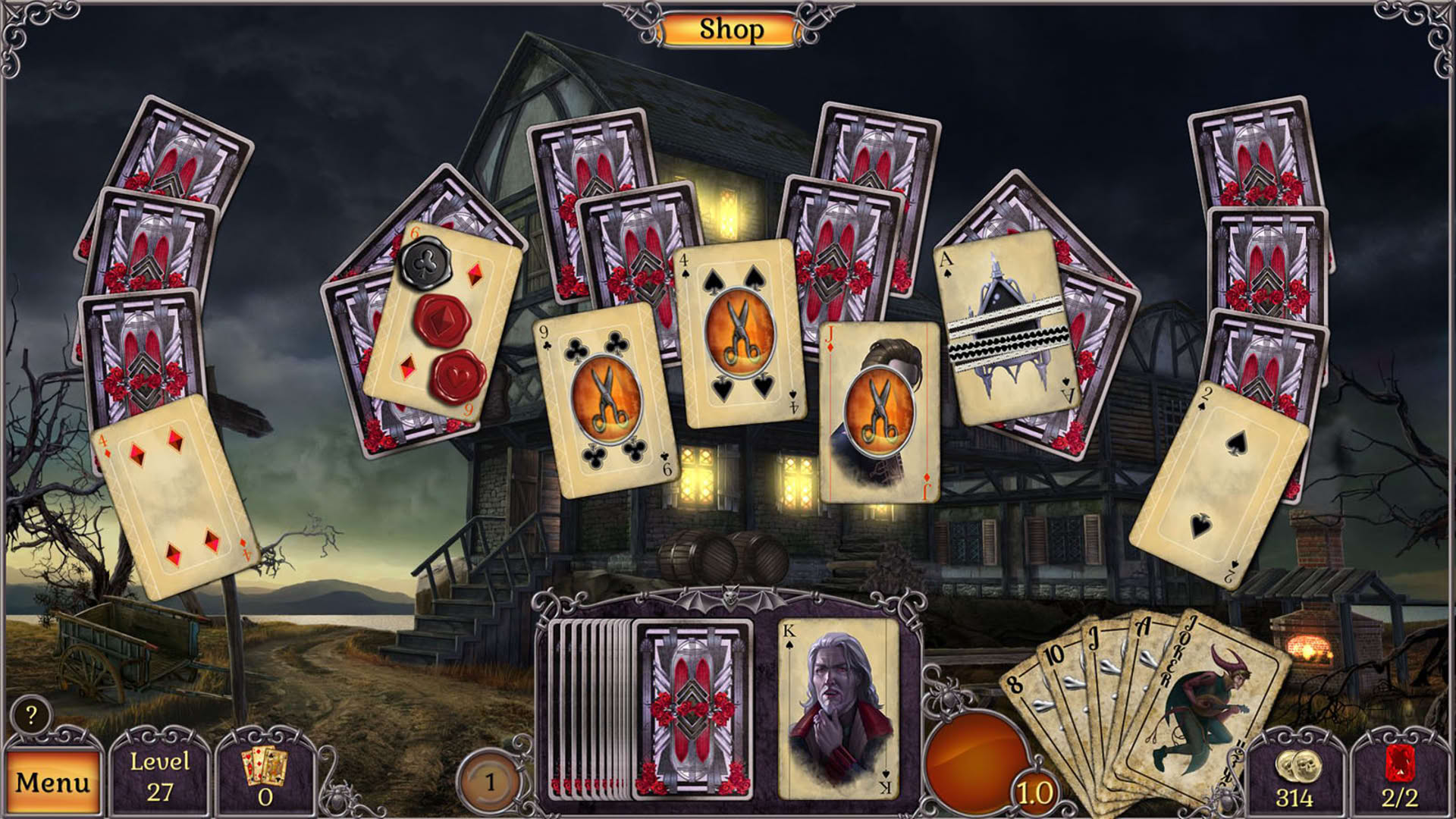 Screenshot for Jewel Match Twilight Solitaire