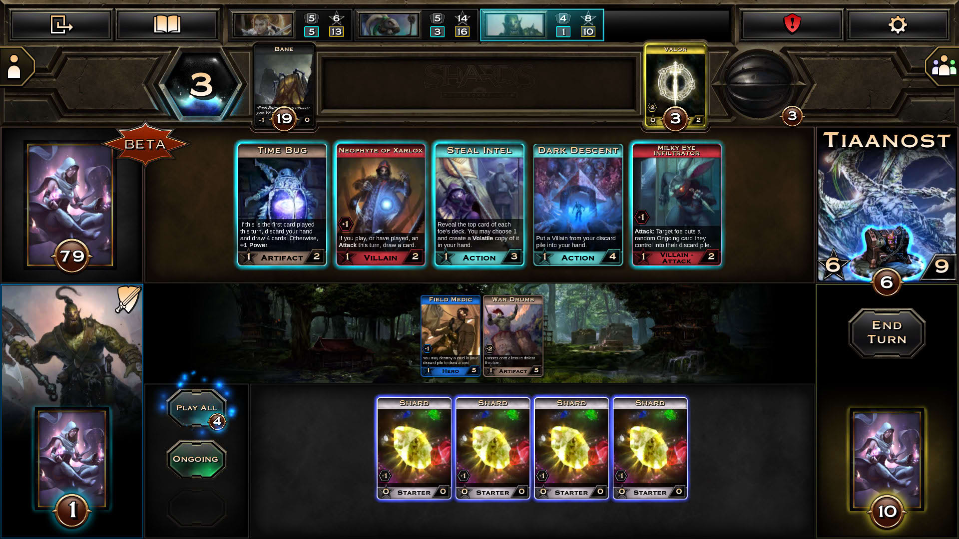 Screenshot for Shards the Deckbuilder