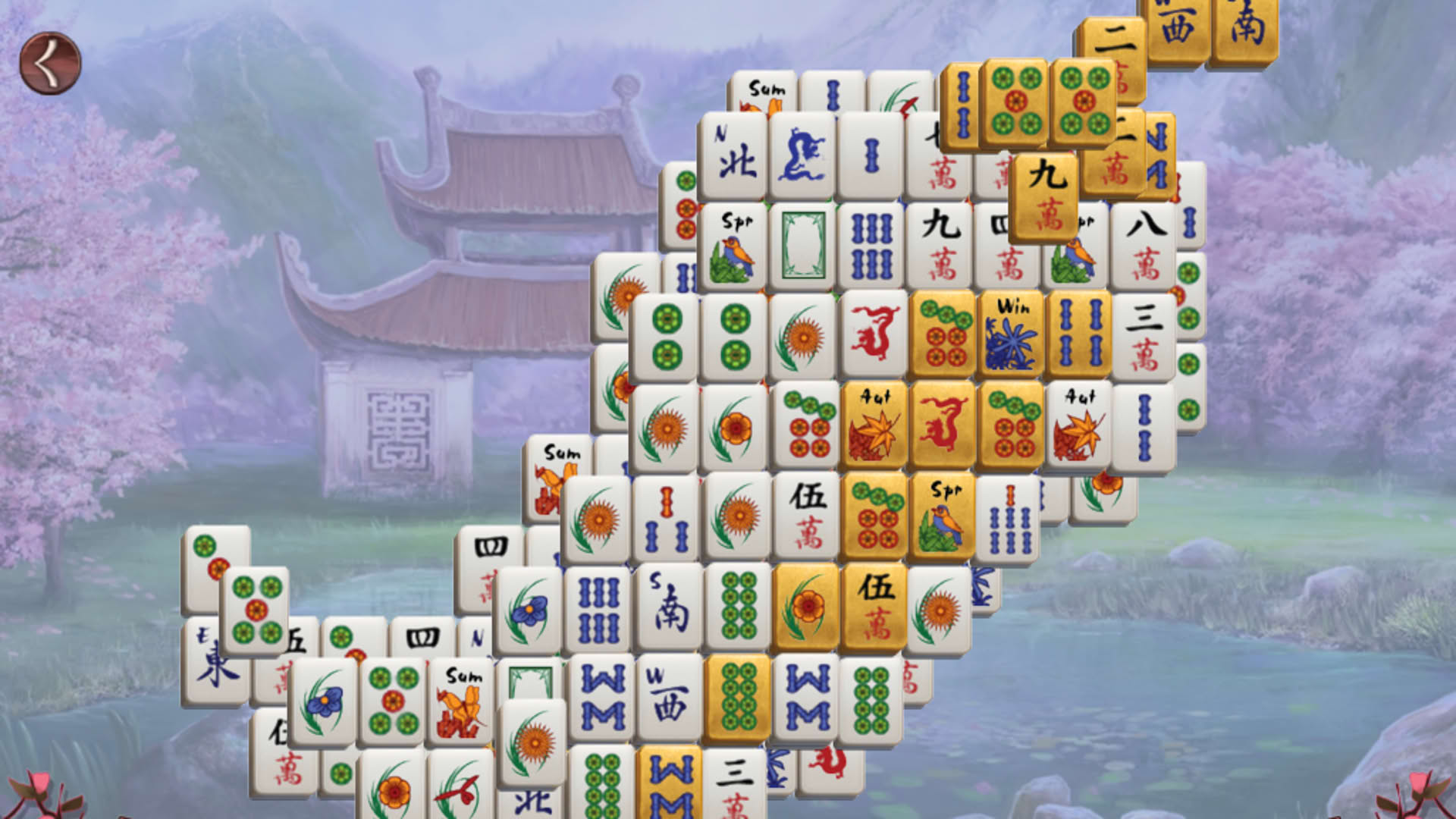 Screenshot for Sakura Day Mahjong