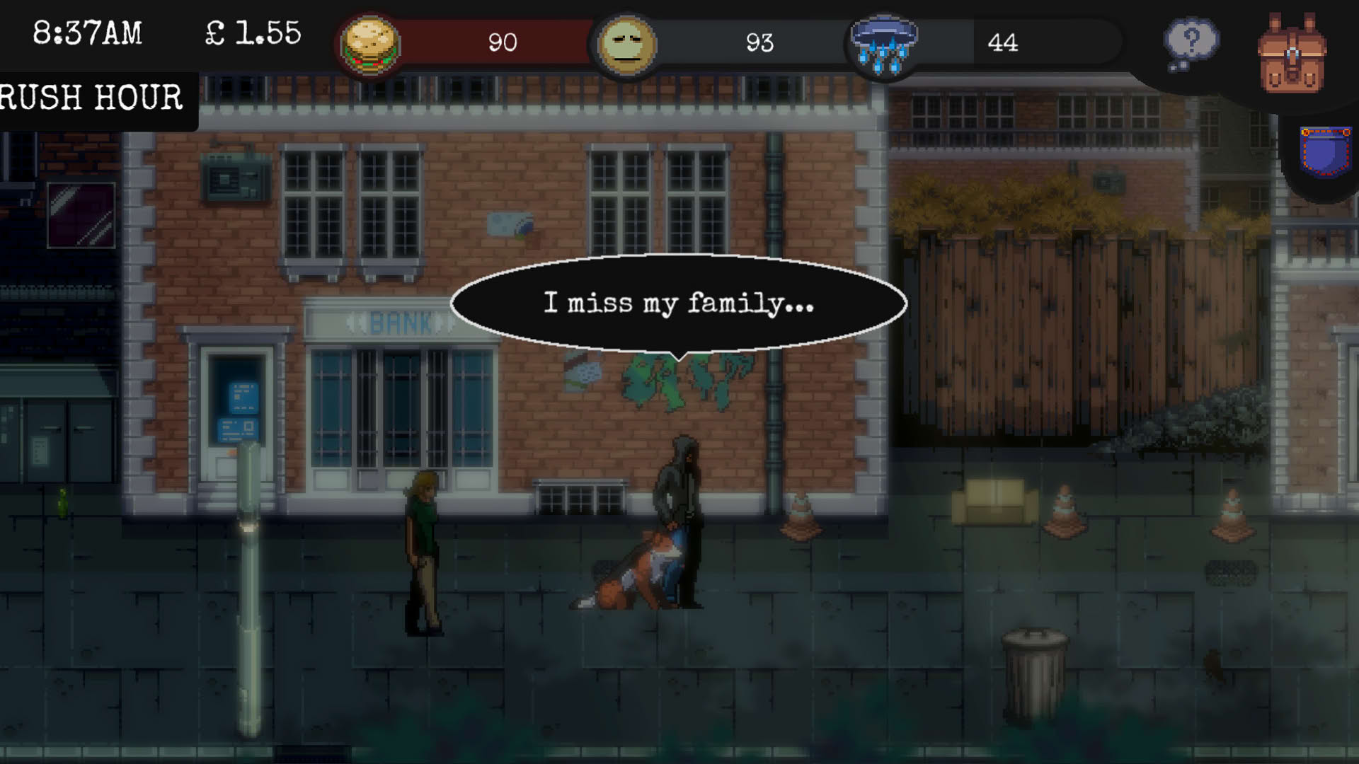 Screenshot for Change: A Homeless Survival Experience