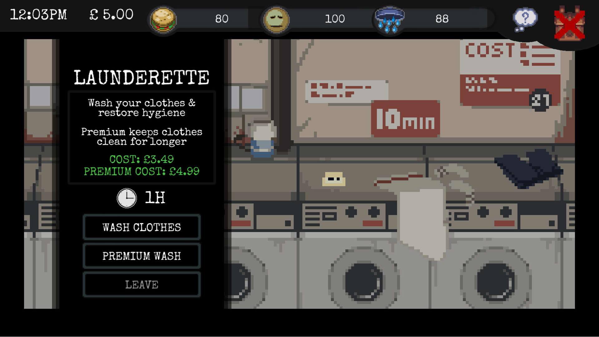 Screenshot for Change: A Homeless Survival Experience