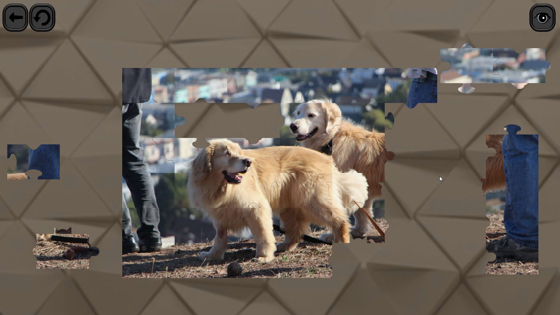 Screenshot for Puzzles for smart: Dogs