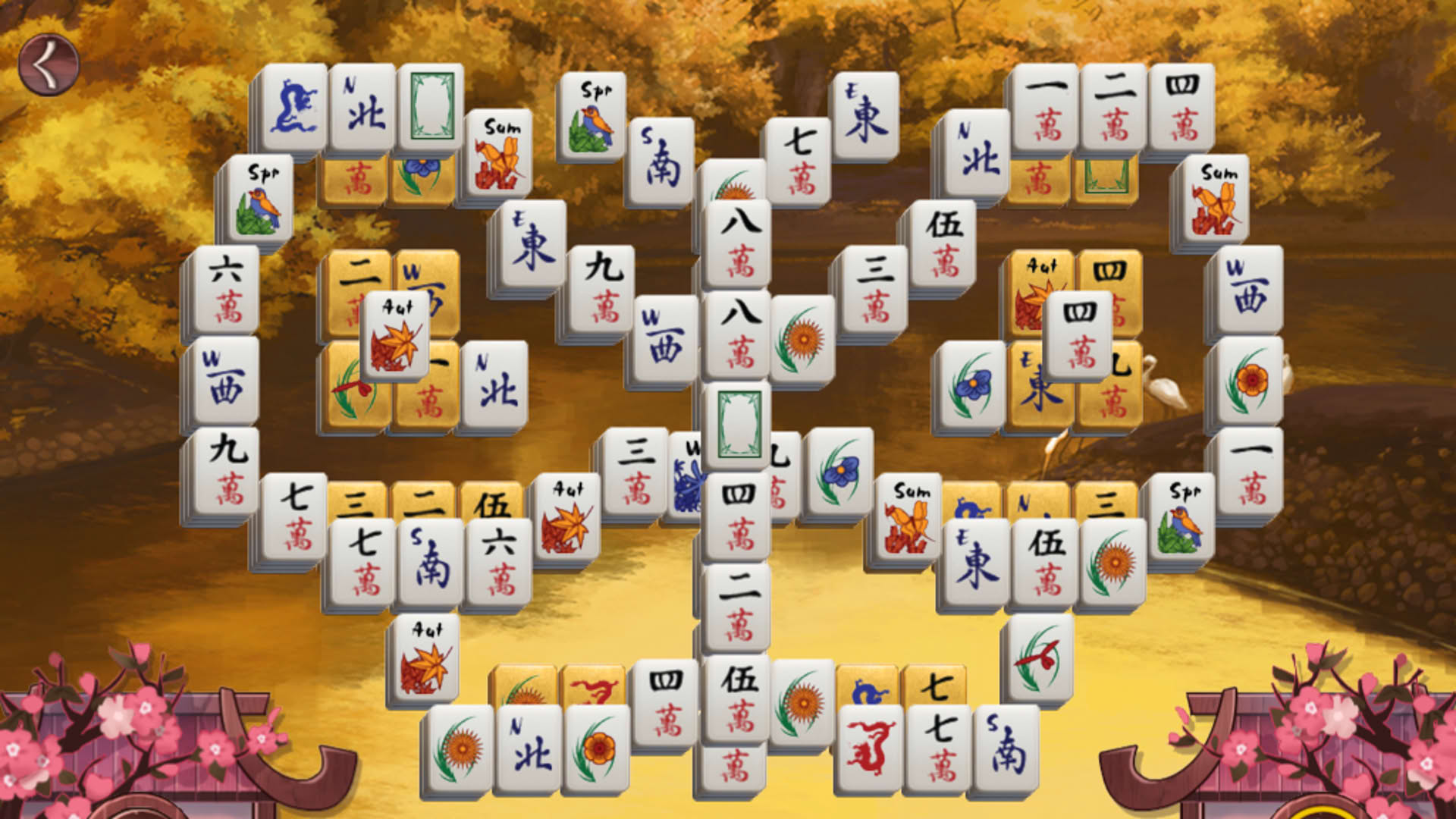 Screenshot for Sakura Day 2 Mahjong