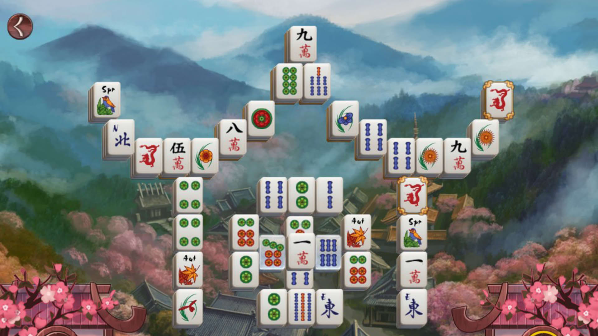 Screenshot for Sakura Day 2 Mahjong