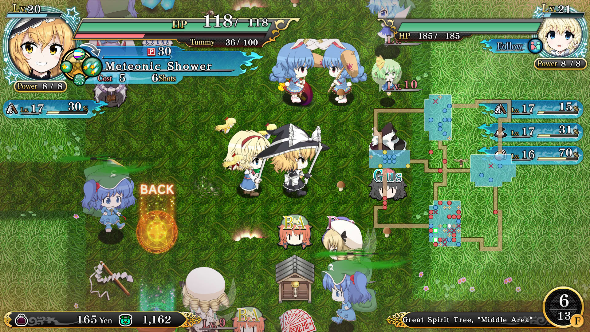 Screenshot for Touhou Genso Wanderer Reloaded: Cirno