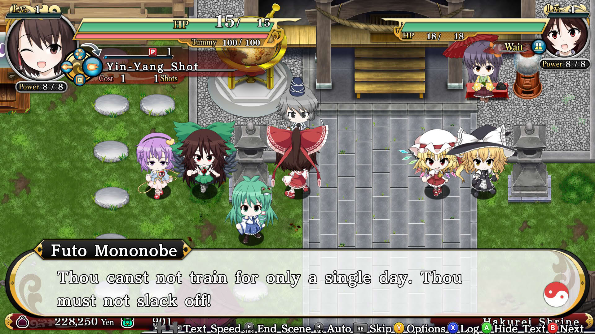 Screenshot for Touhou Genso Wanderer Reloaded: Cirno