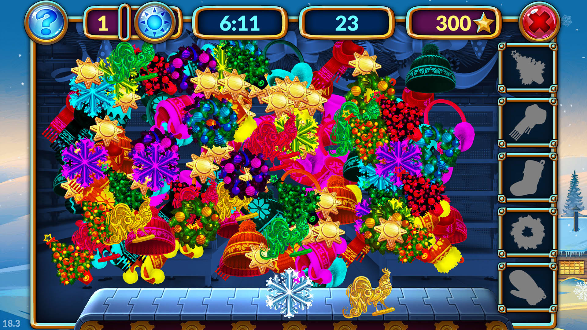 Screenshot for Shopping Clutter 2: Christmas Square