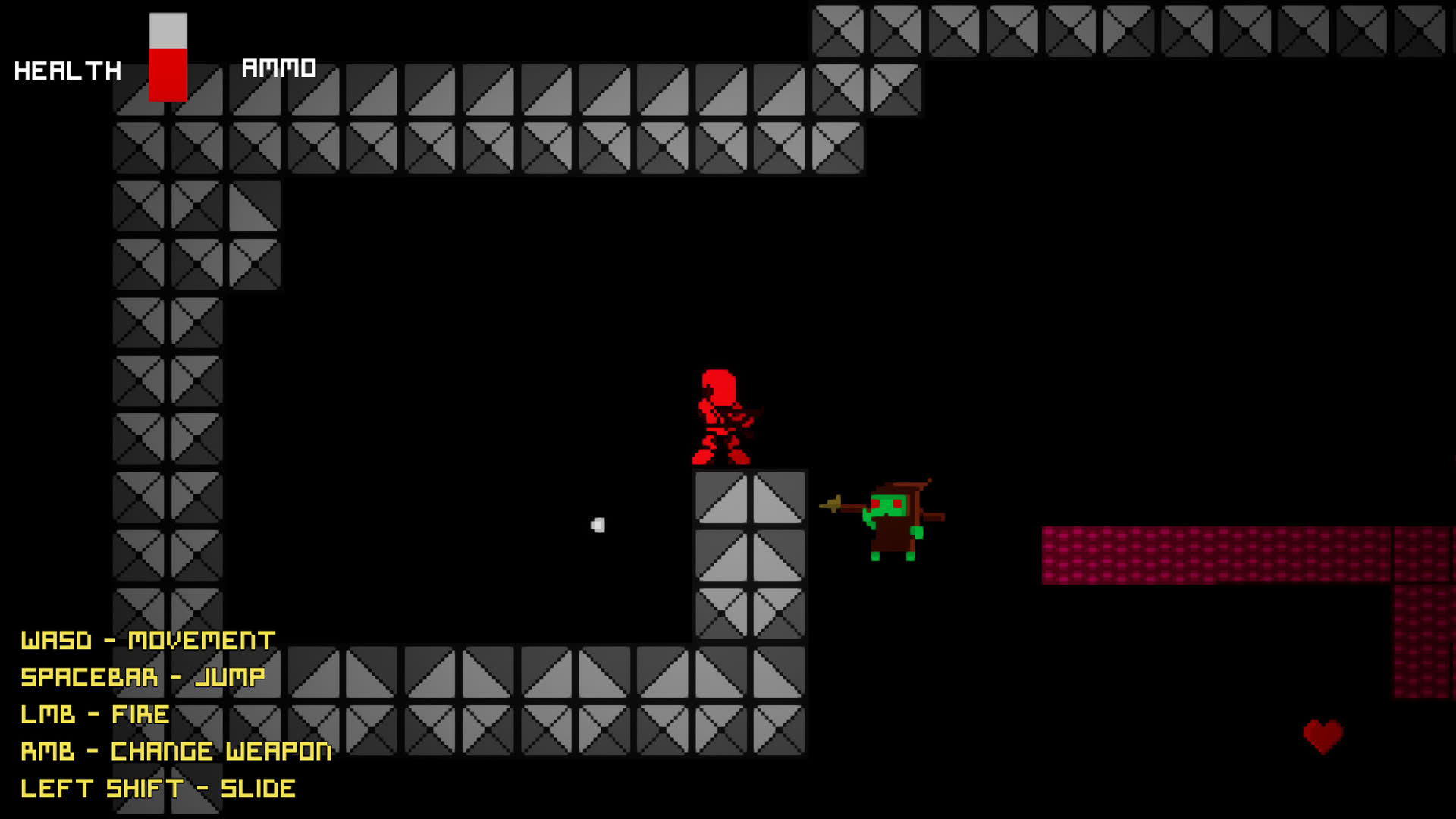 Screenshot for Pixel Robot Hunter