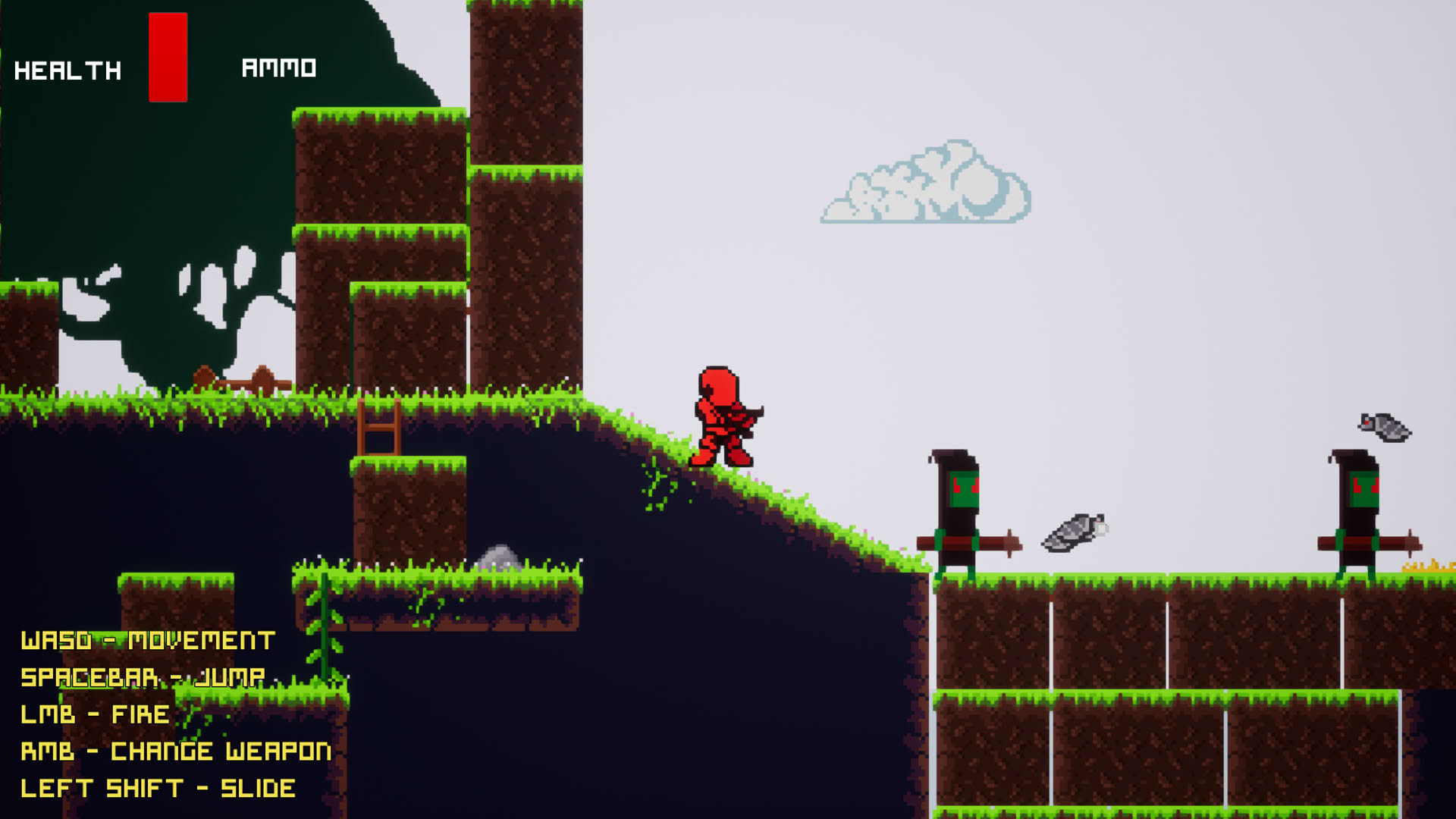 Screenshot for Pixel Robot Hunter