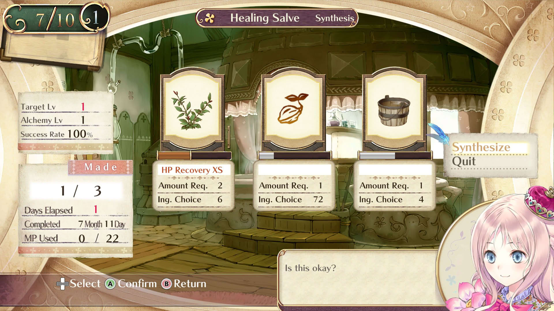 Screenshot for Atelier Rorona Plus: The Alchemist of Arland