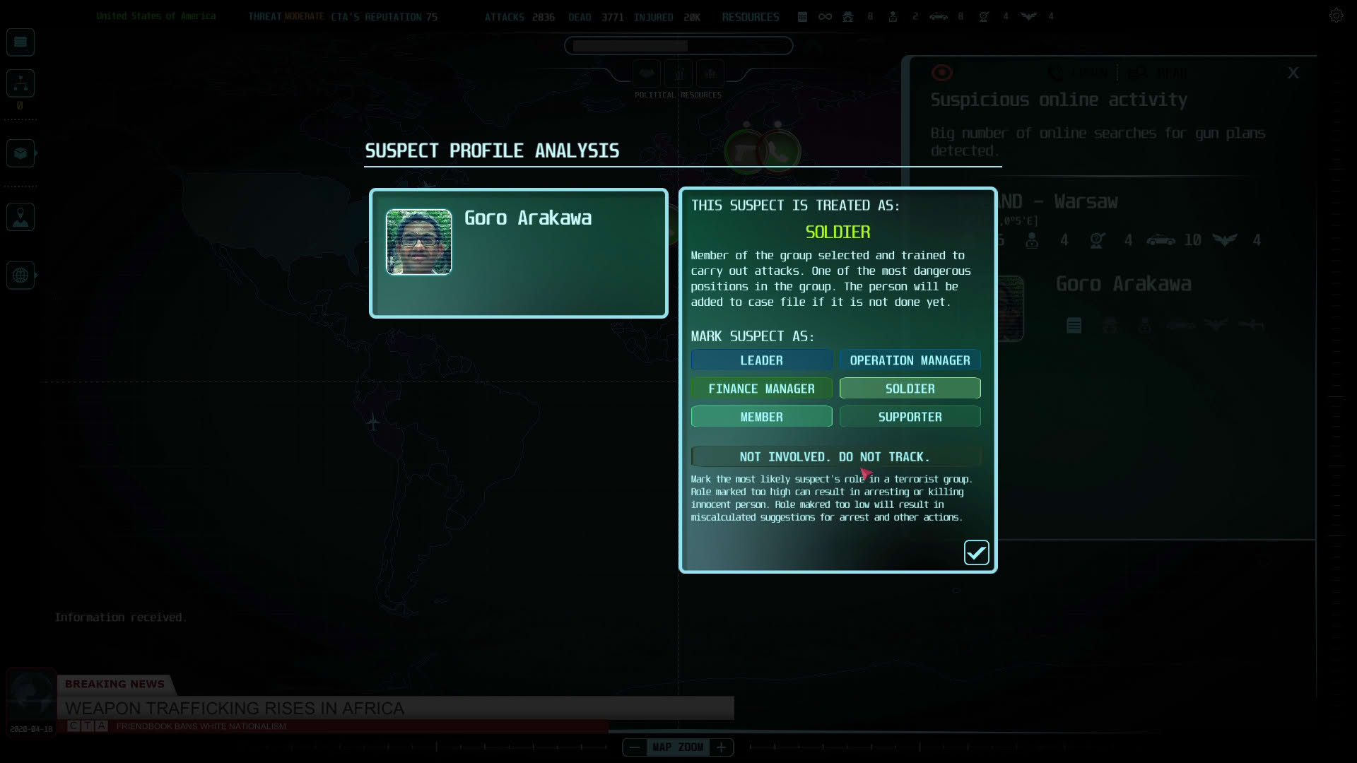 Screenshot for Counter Terrorist Agency
