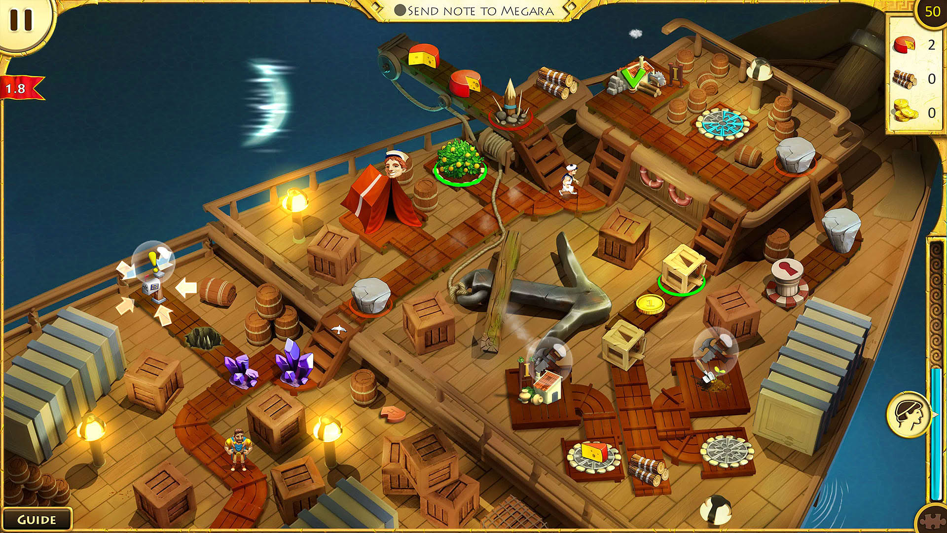 Screenshot for 12 Labours of Hercules VIII: How I Met Megara