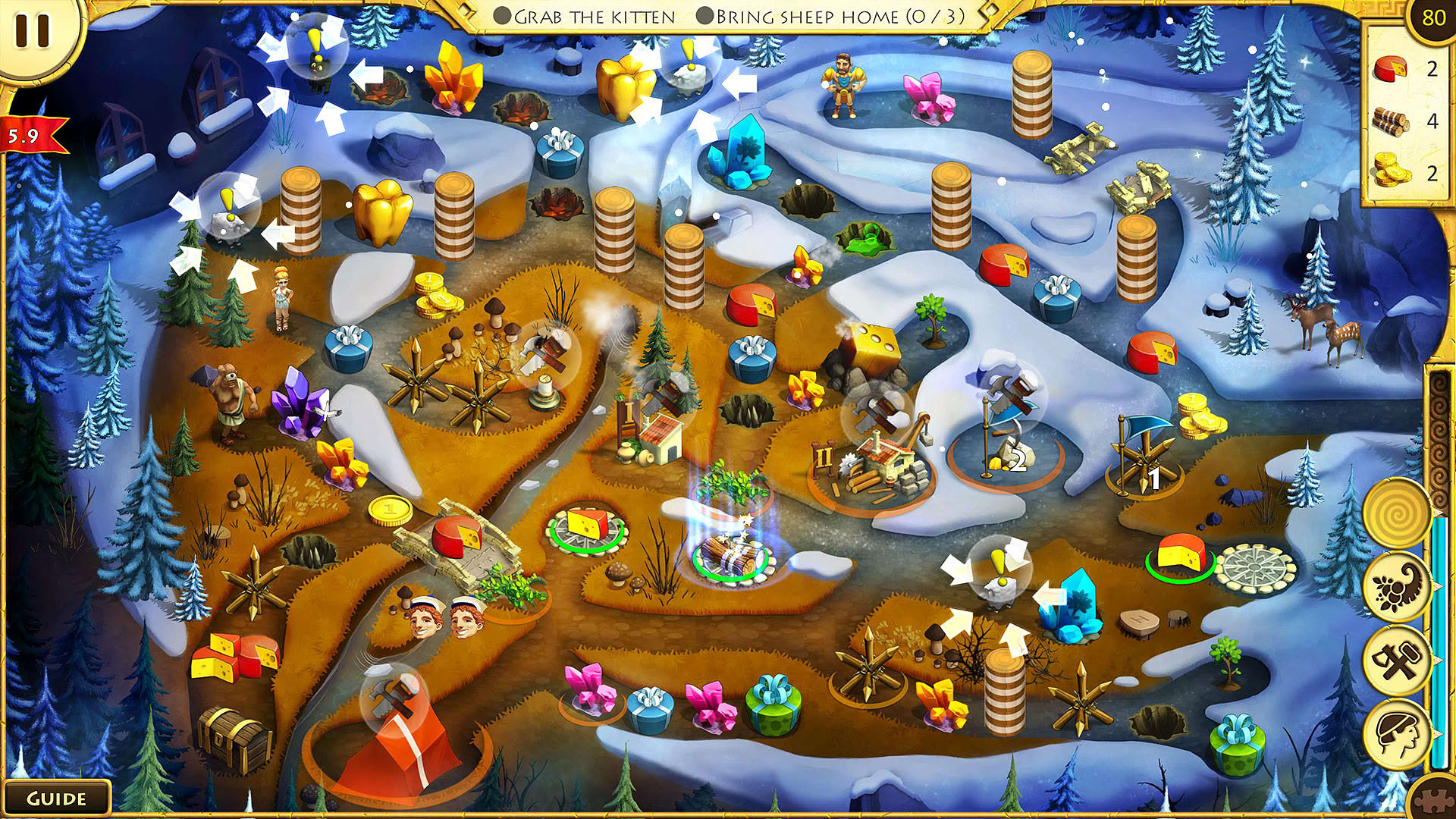 Screenshot for 12 Labours of Hercules VIII: How I Met Megara