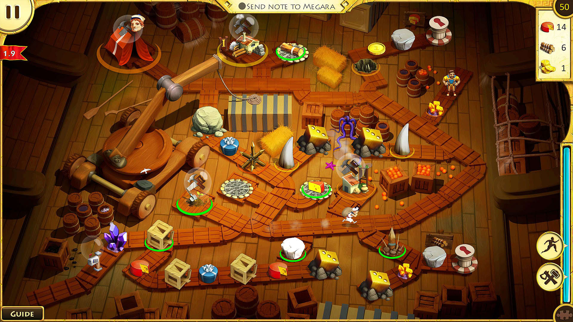 Screenshot for 12 Labours of Hercules VIII: How I Met Megara