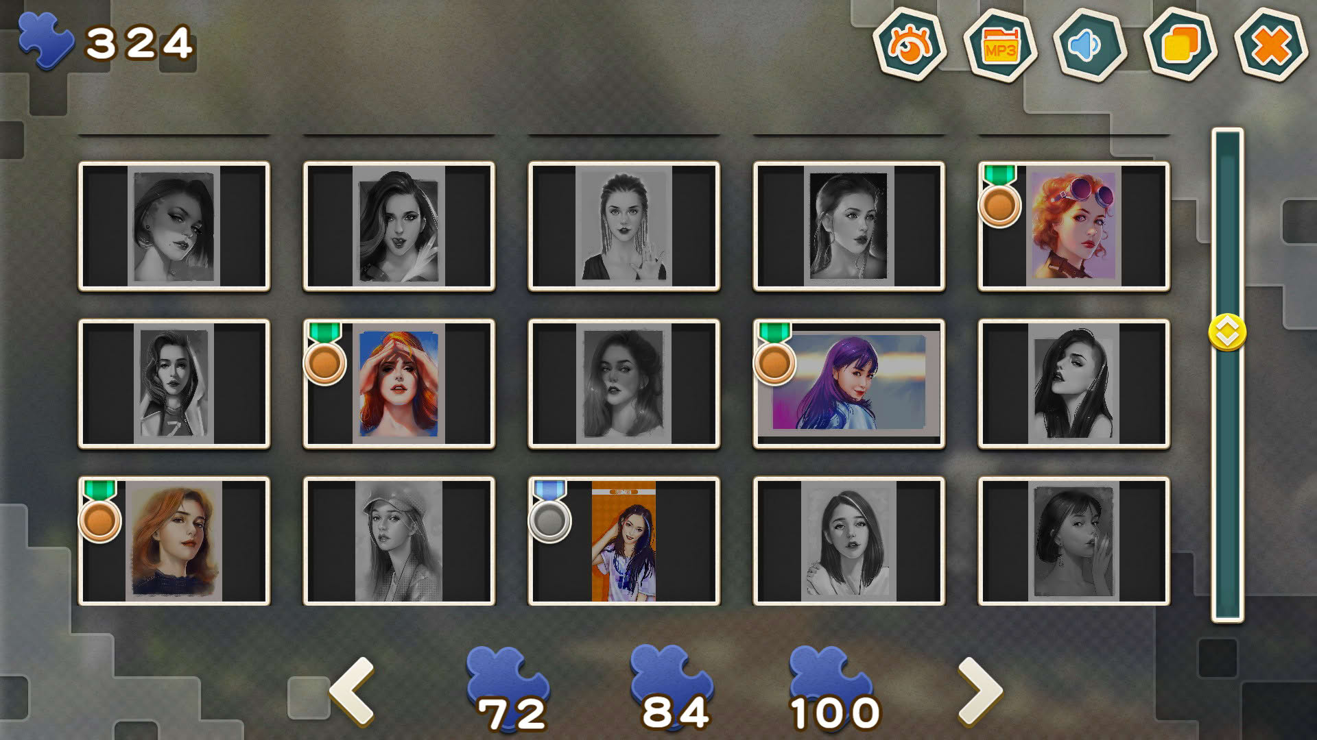 Screenshot for Pleasure Puzzle: Portrait