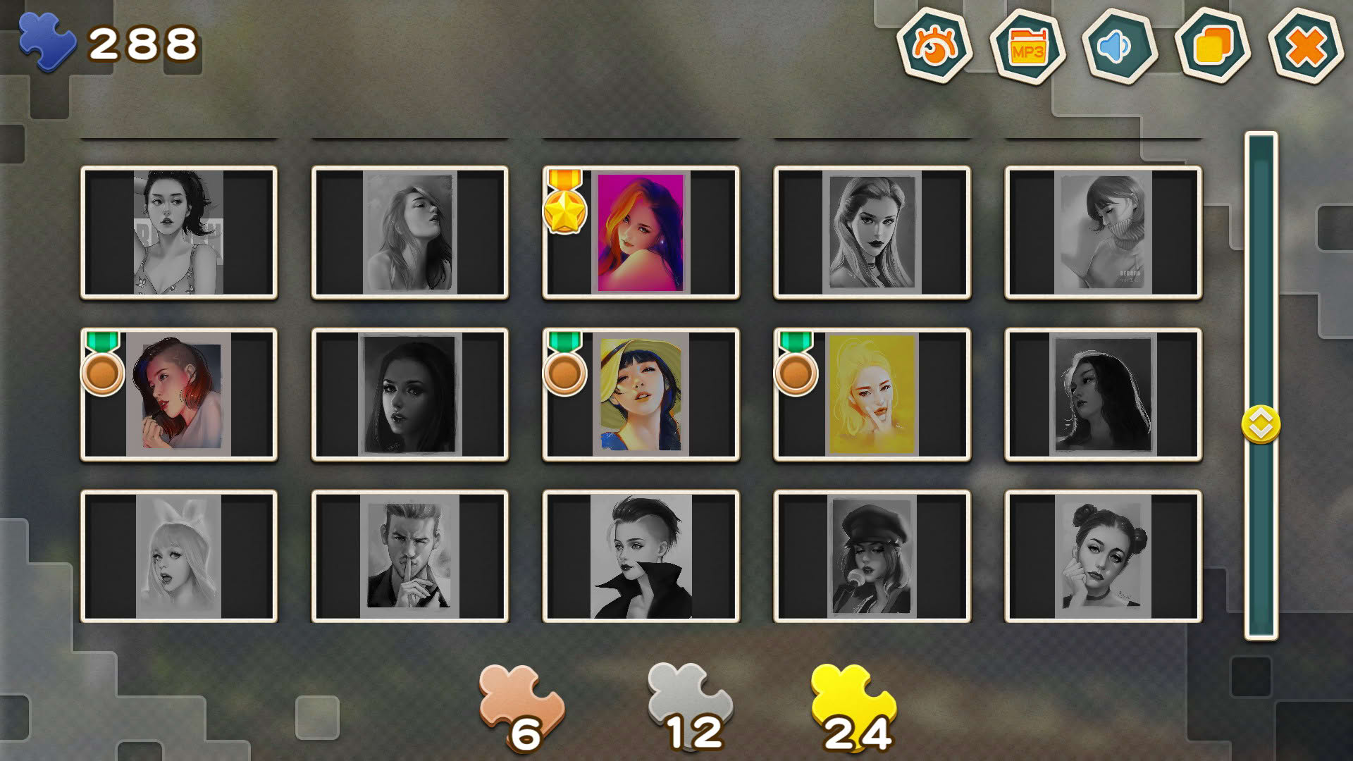 Screenshot for Pleasure Puzzle: Portrait