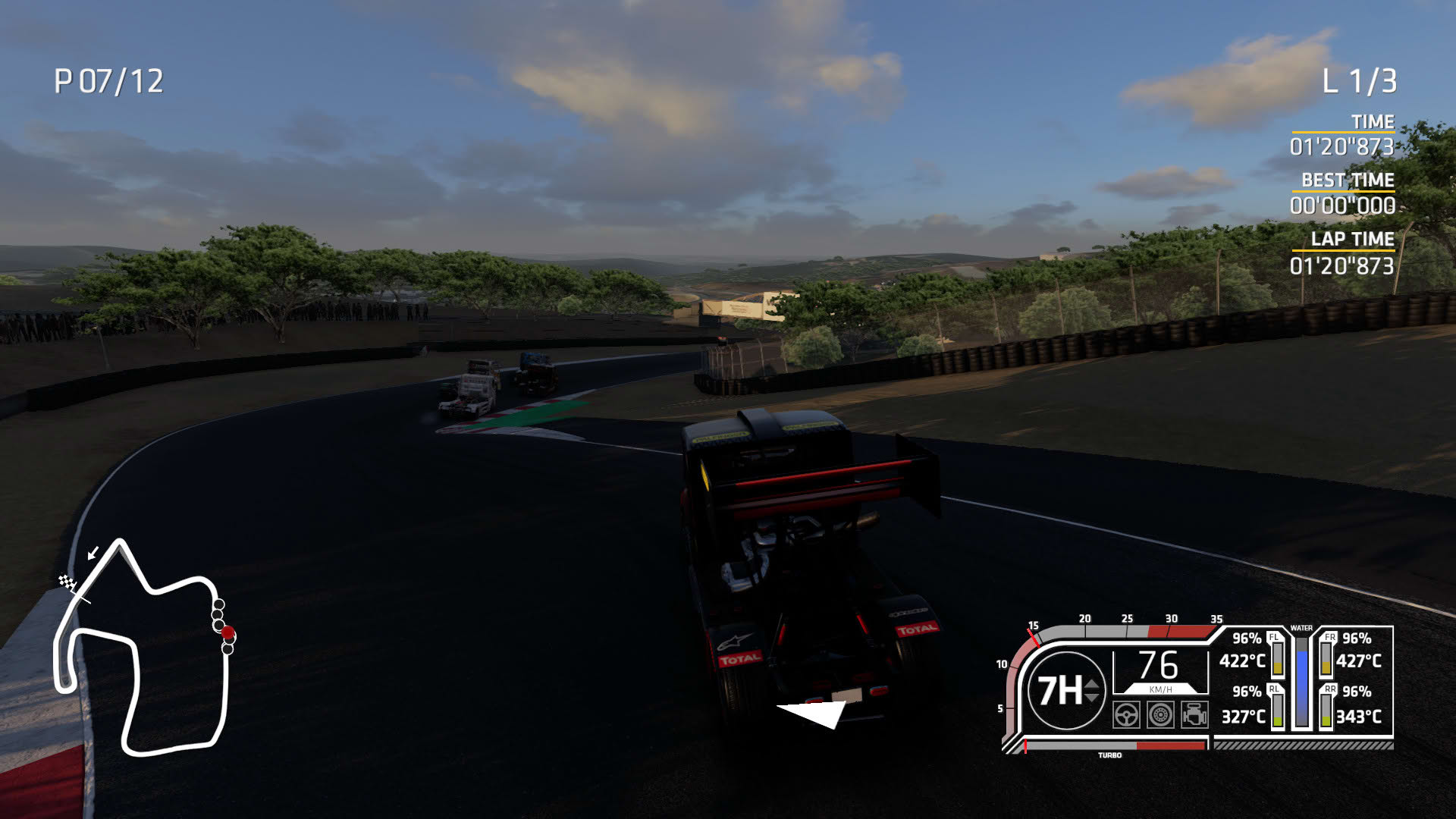 Screenshot for FIA European Truck Racing Championship