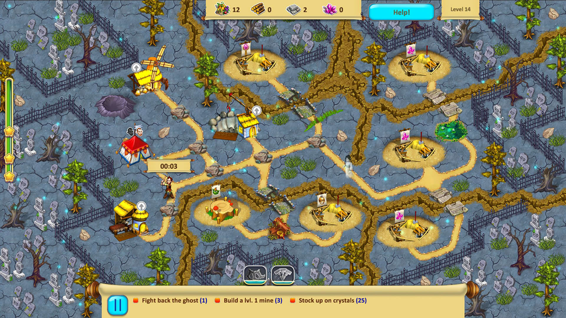 Screenshot for Gnomes Garden: Halloween