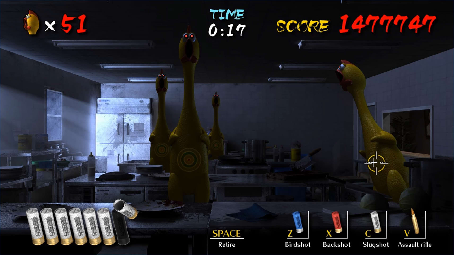 Screenshot for Shooting Chicken Insanity Chickens