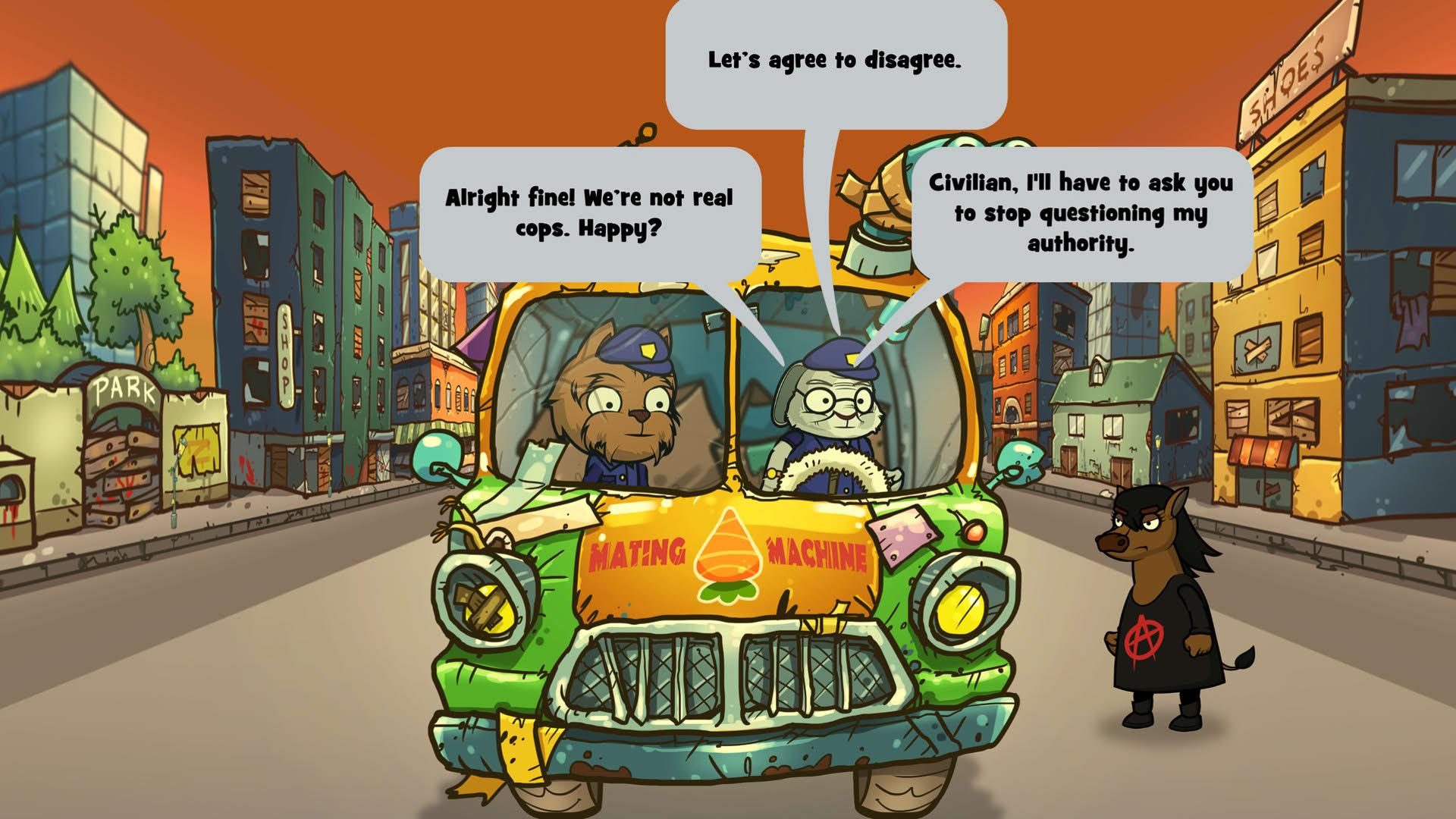 Screenshot for Scheming Through the Zombie Apocalypse: Episode 2 - Caged