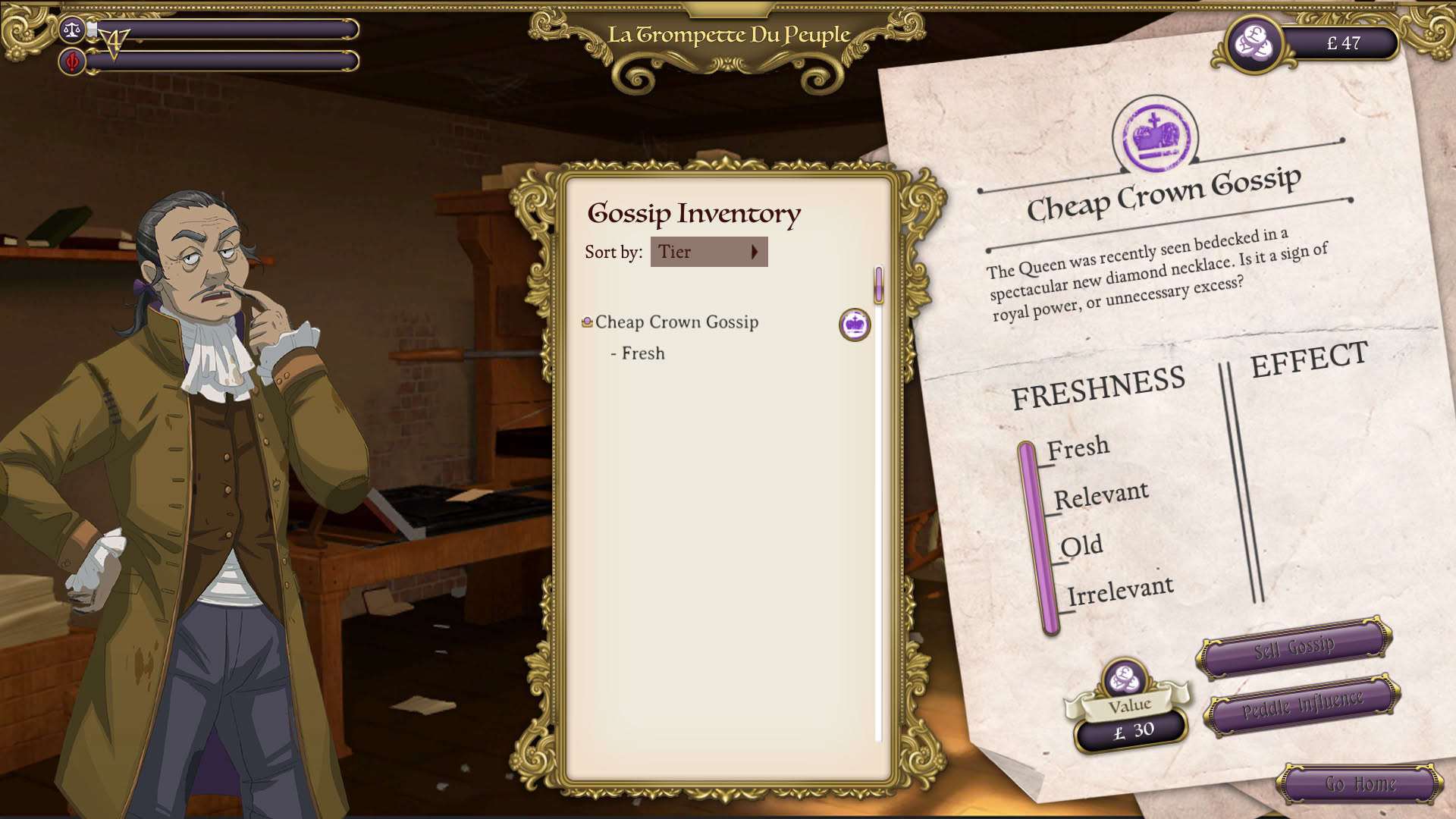 Screenshot for Ambition: A Minuet in Power