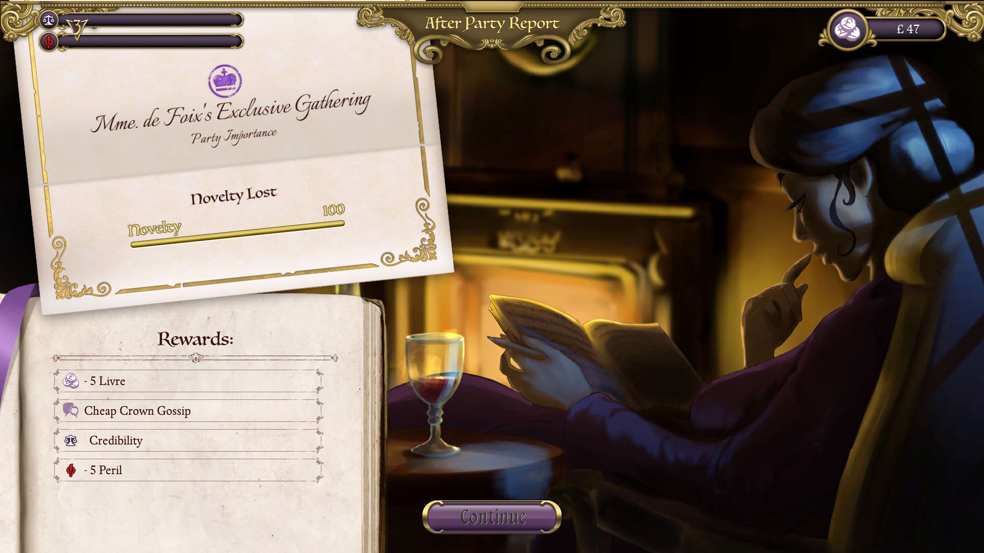 Screenshot for Ambition: A Minuet in Power