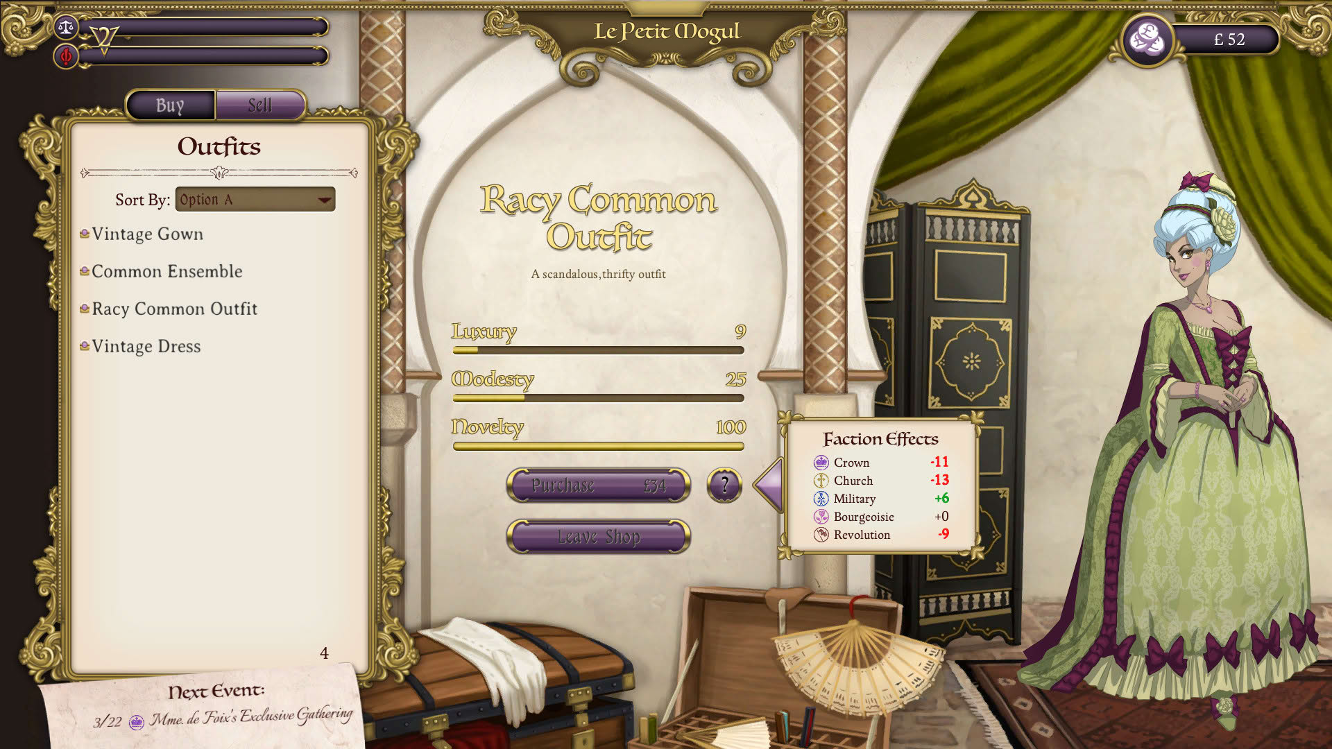 Screenshot for Ambition: A Minuet in Power