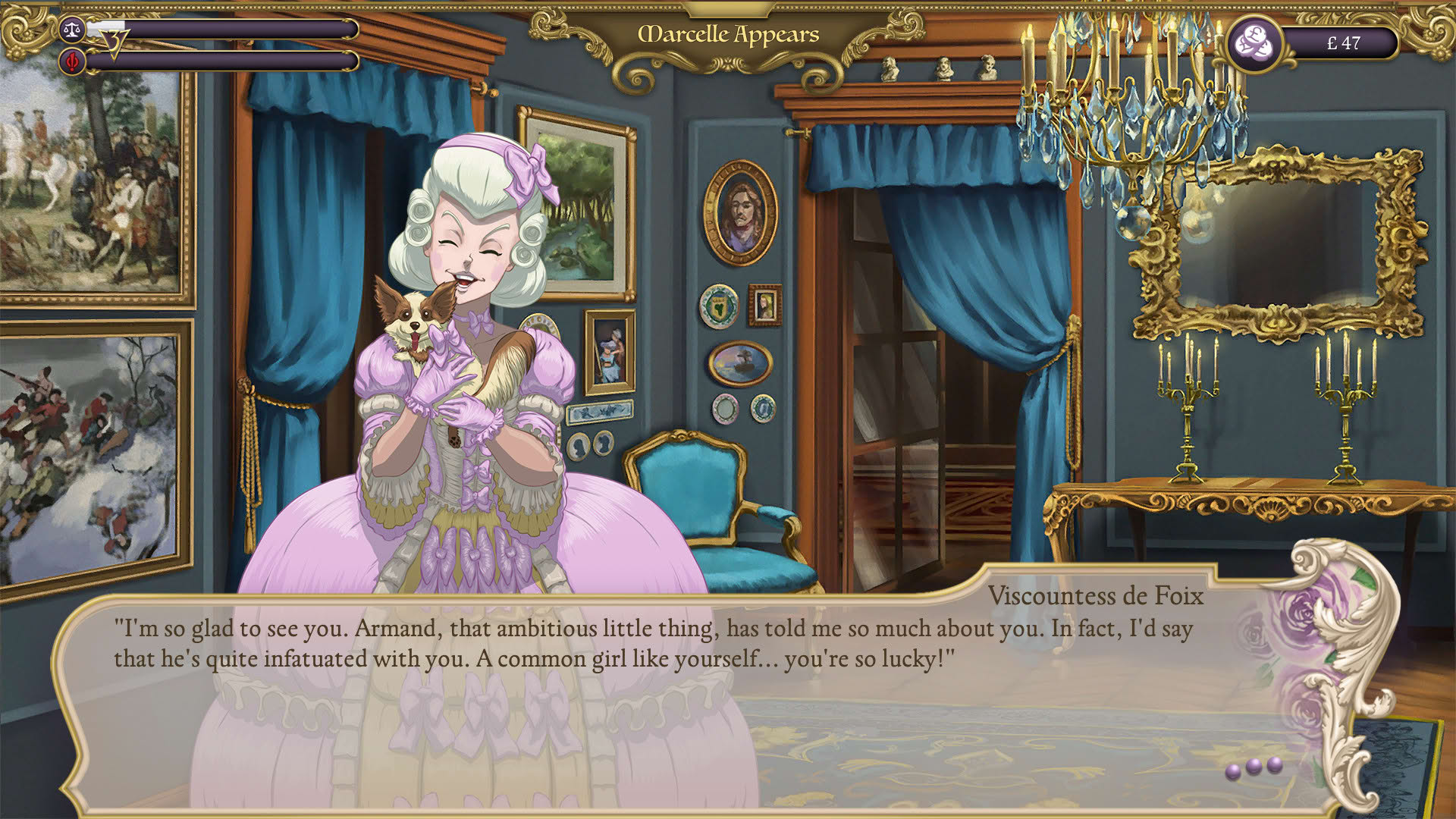 Screenshot for Ambition: A Minuet in Power