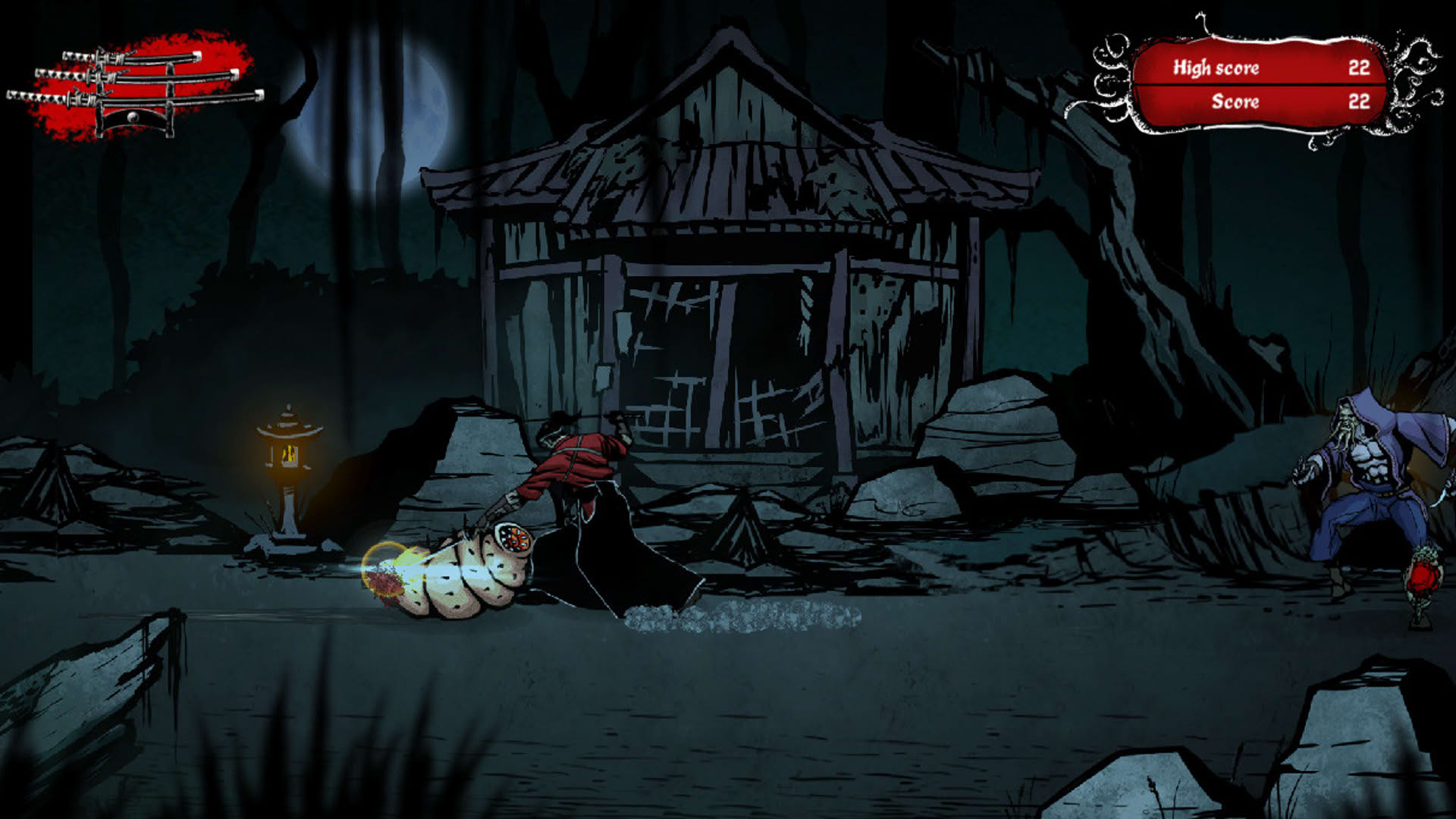 Screenshot for Musashi vs. Cthulhu