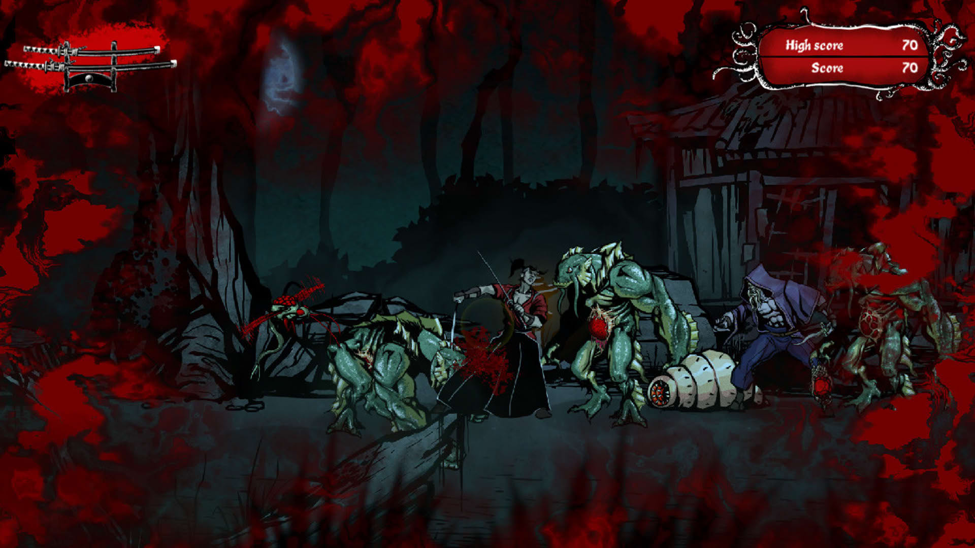 Screenshot for Musashi vs. Cthulhu