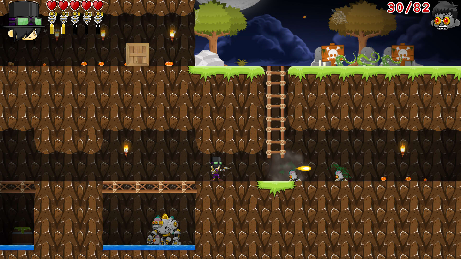Screenshot for Steampunk Graveyard