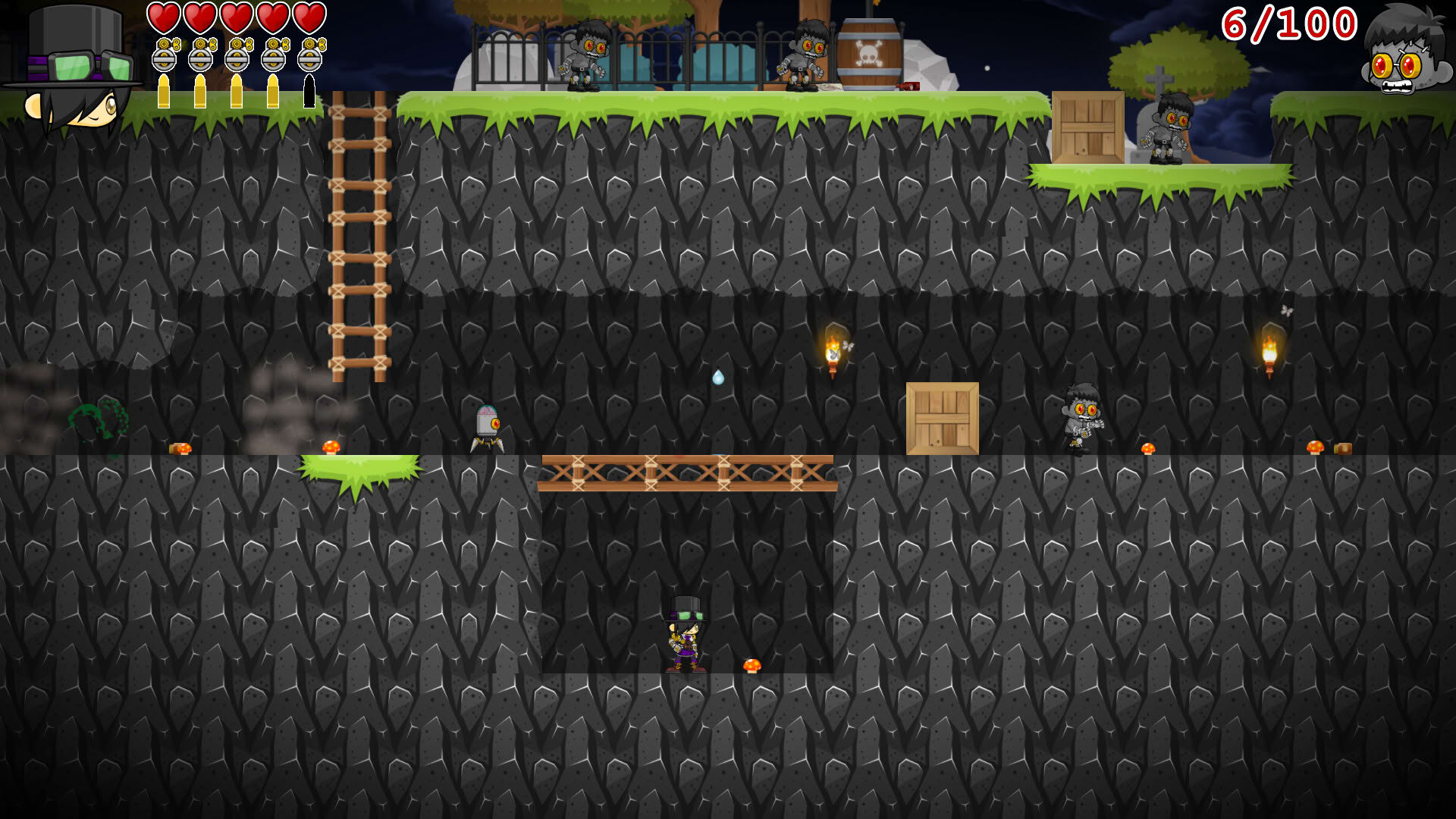 Screenshot for Steampunk Graveyard