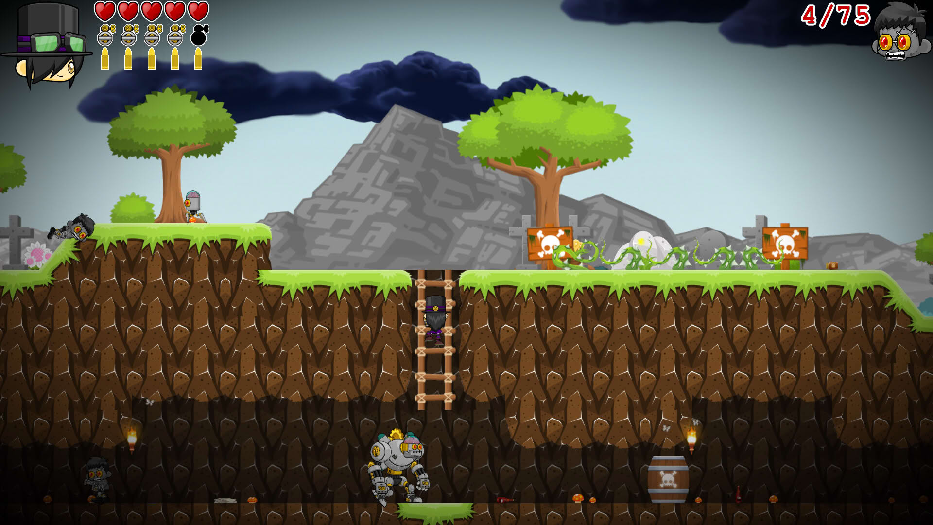 Screenshot for Steampunk Graveyard