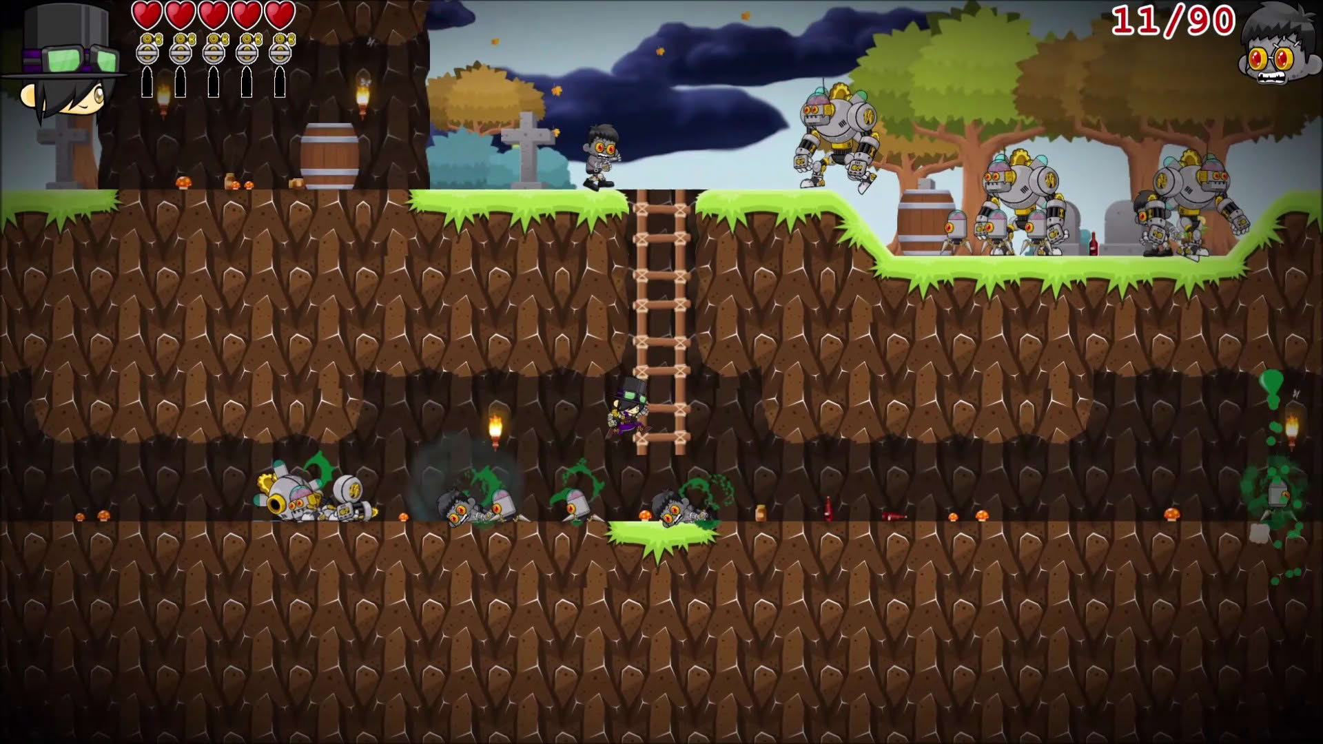 Screenshot for Steampunk Graveyard