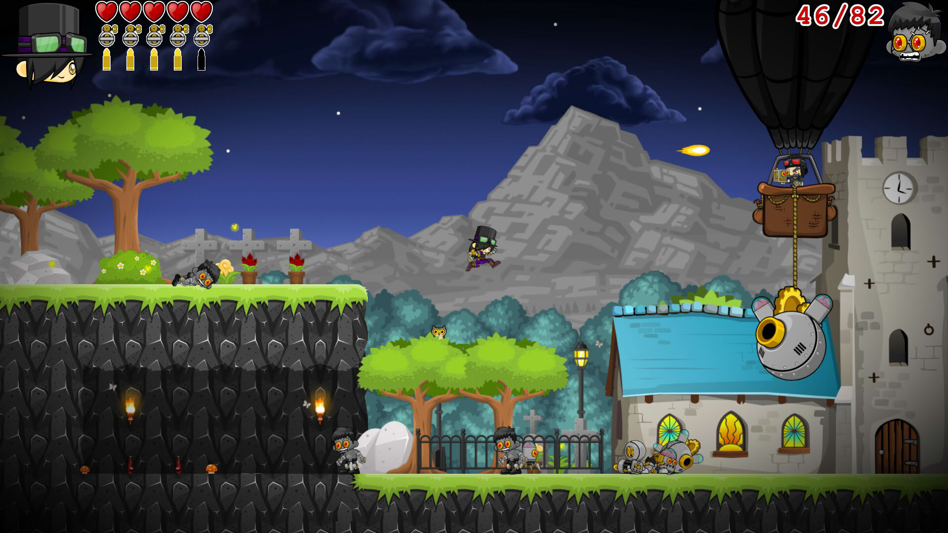 Screenshot for Steampunk Graveyard