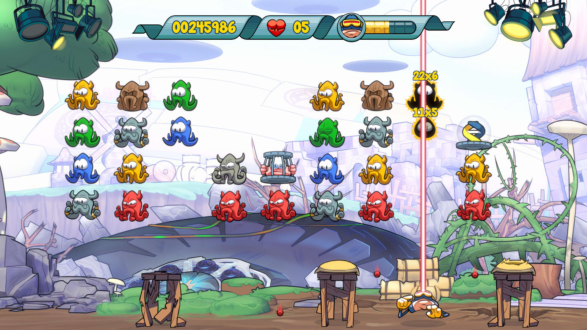 Screenshot for Doughlings: Invasion