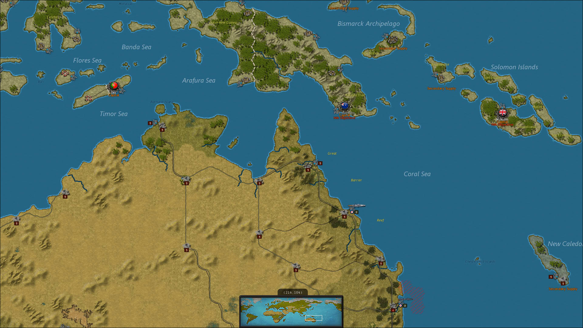 Screenshot for Strategic Command WWII: World at War