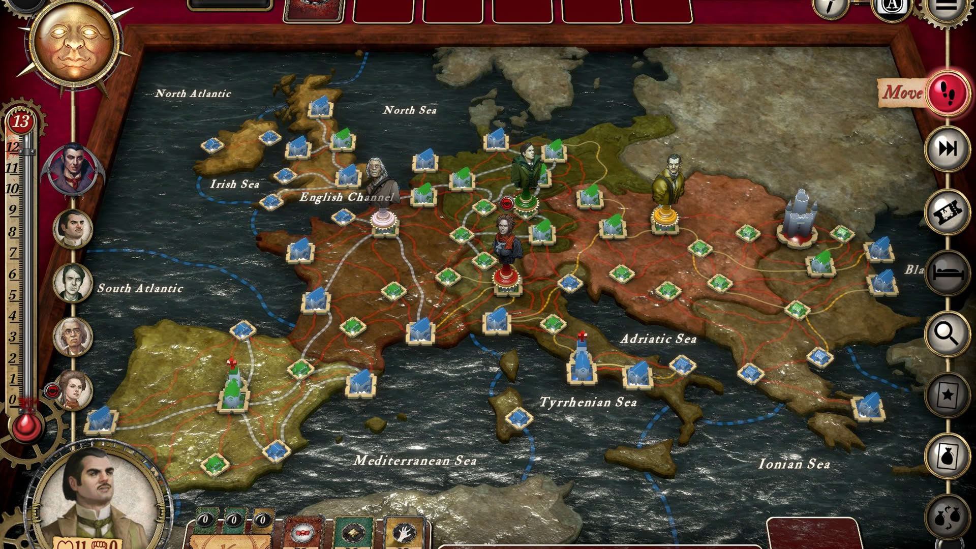 Screenshot for Fury of Dracula: Digital Edition