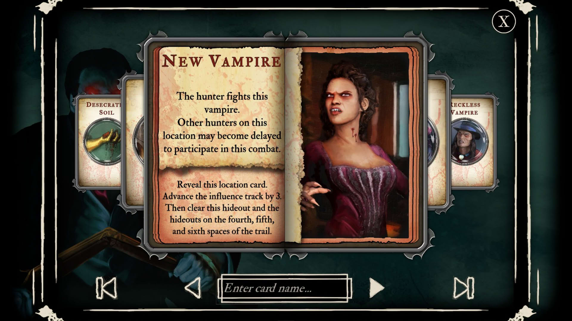 Screenshot for Fury of Dracula: Digital Edition