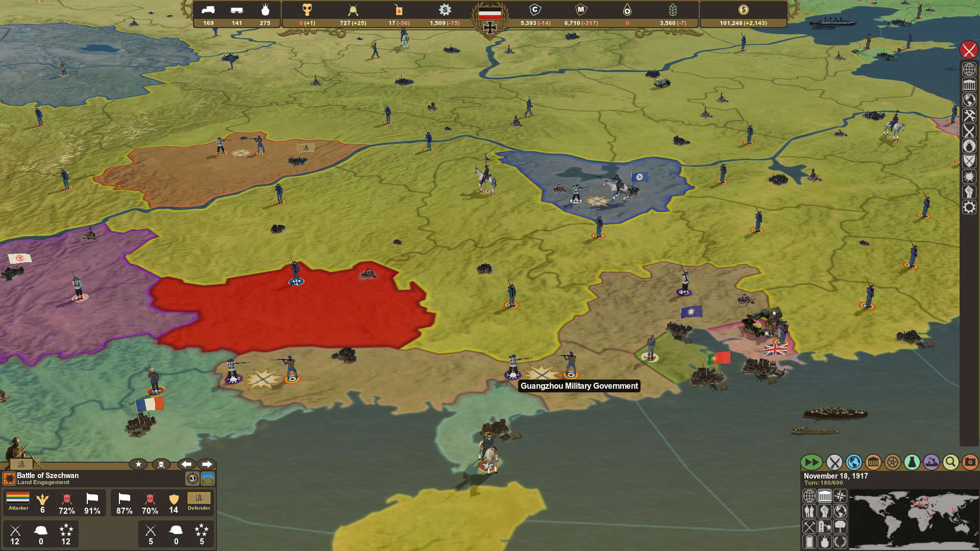 Screenshot for Making History: The First World War