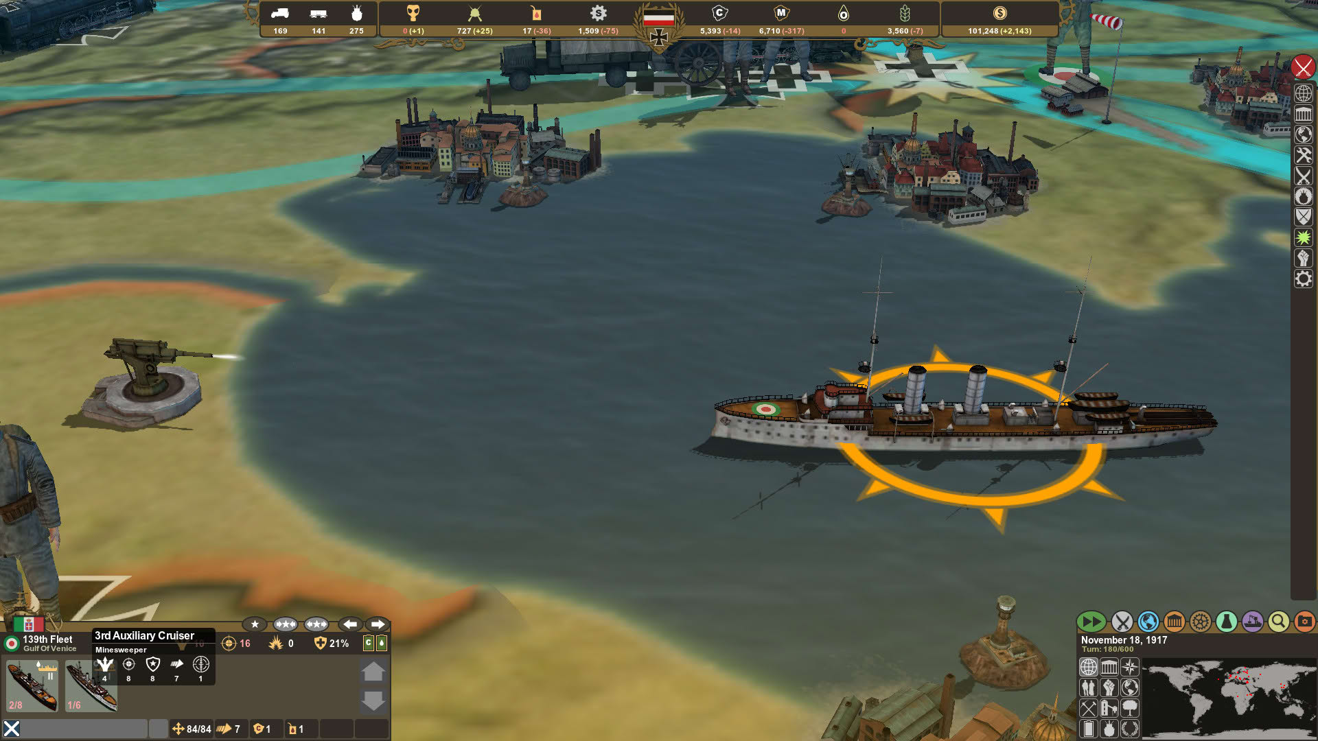 Screenshot for Making History: The First World War