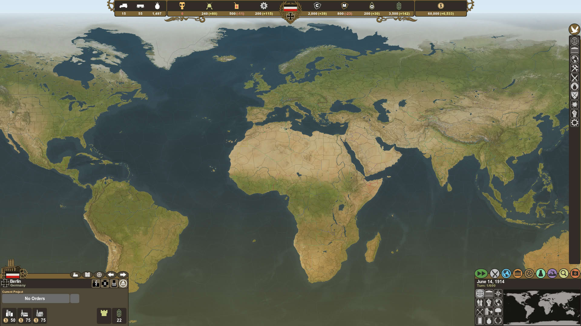 Screenshot for Making History: The First World War